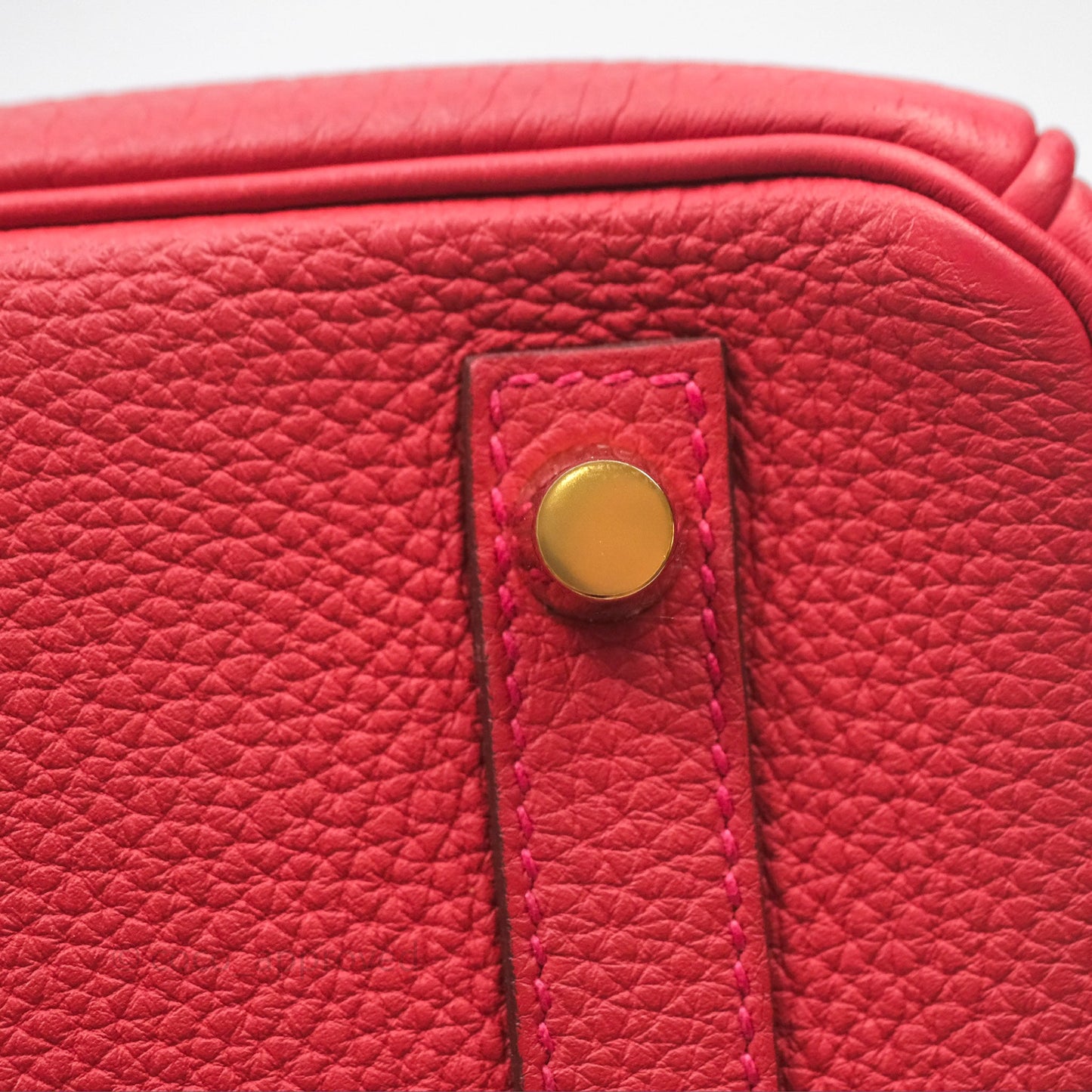 Hermès Birkin 30 Retourne Geranium D5 Togo Gold Hardware