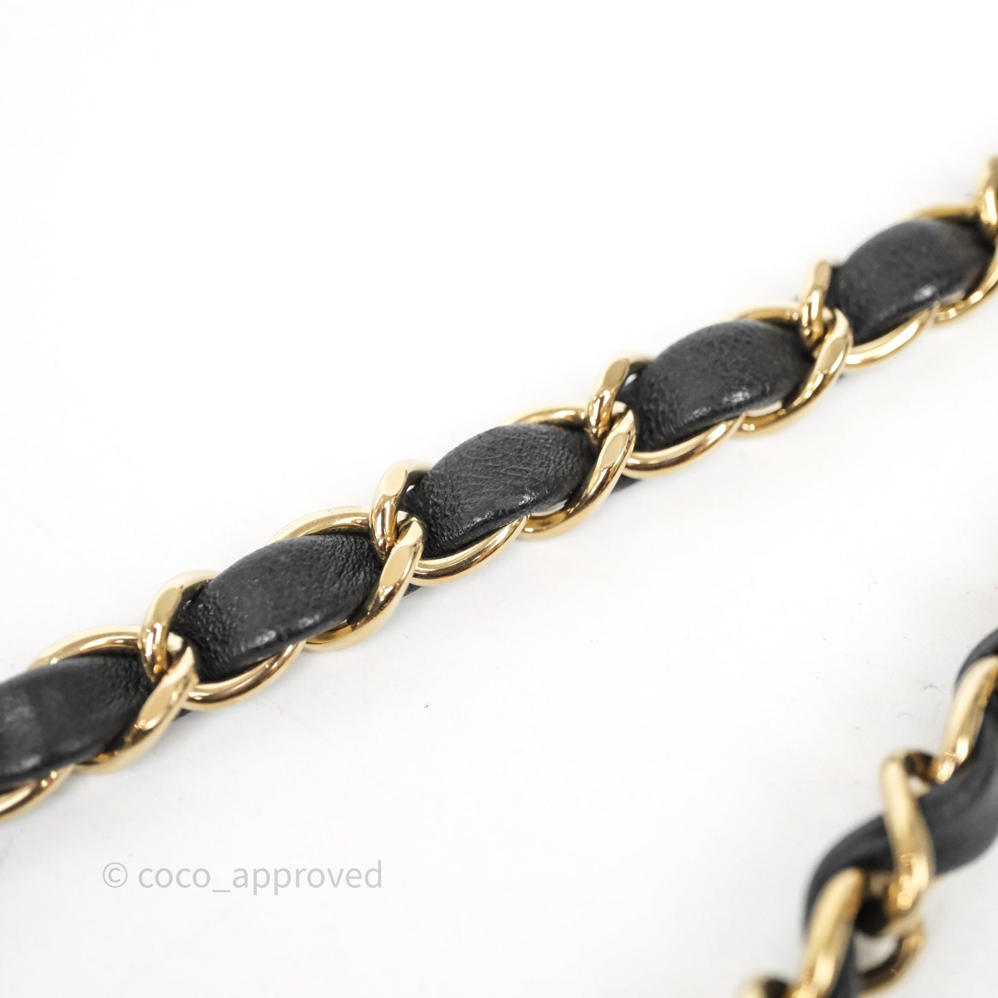 Chanel Mini Square Quilted Black Lambskin Gold Hardware