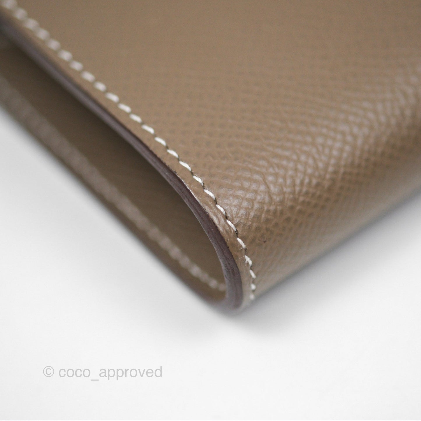 Hermès Kelly To Go Wallet Etoupe 18 Epsom Gold Hardware
