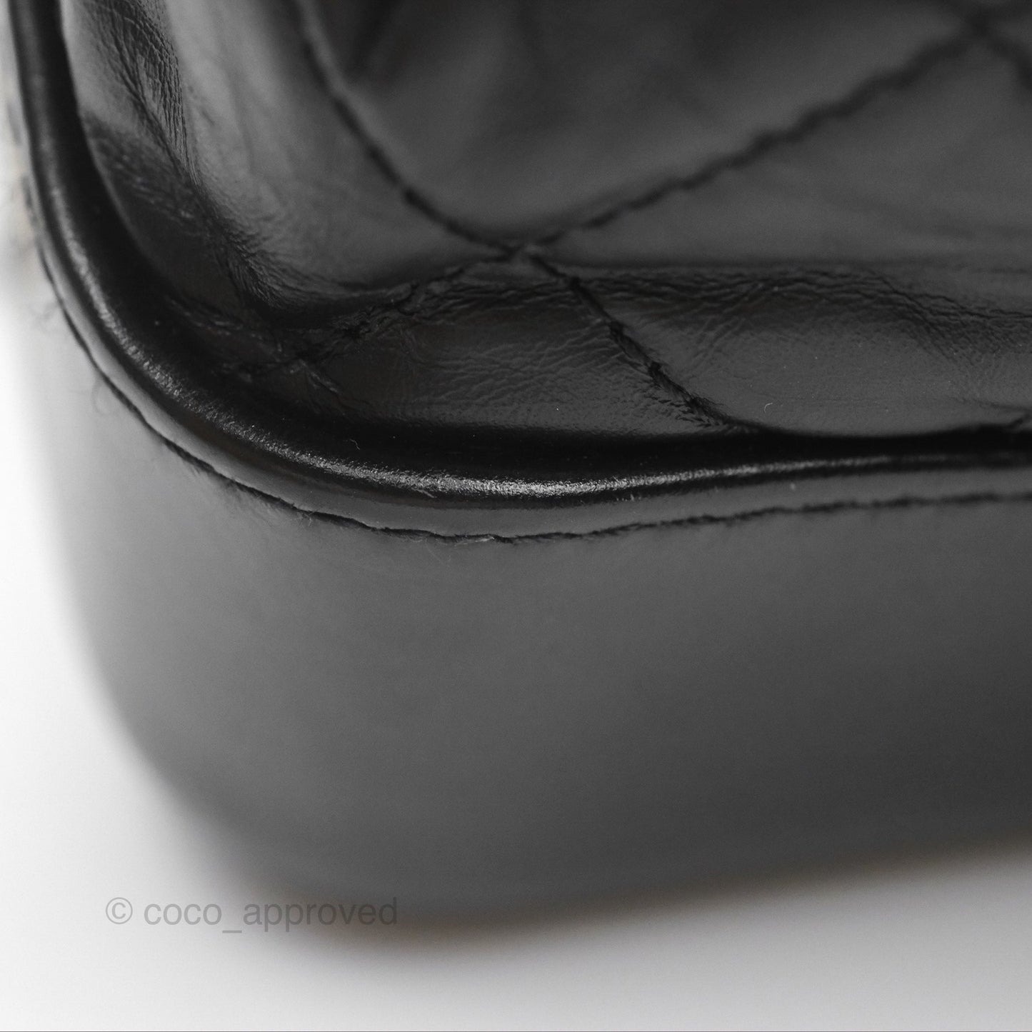 Chanel Medium Gabrielle Backpack Black Aged Calfskin