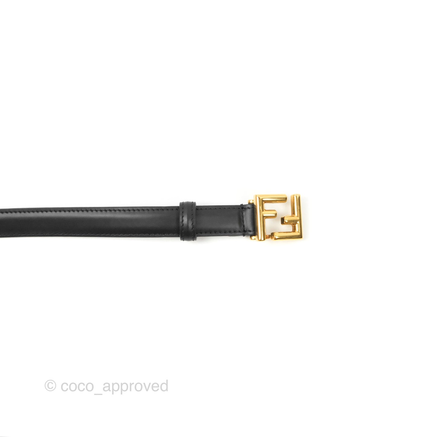 Fendi FF Logo Black Belt