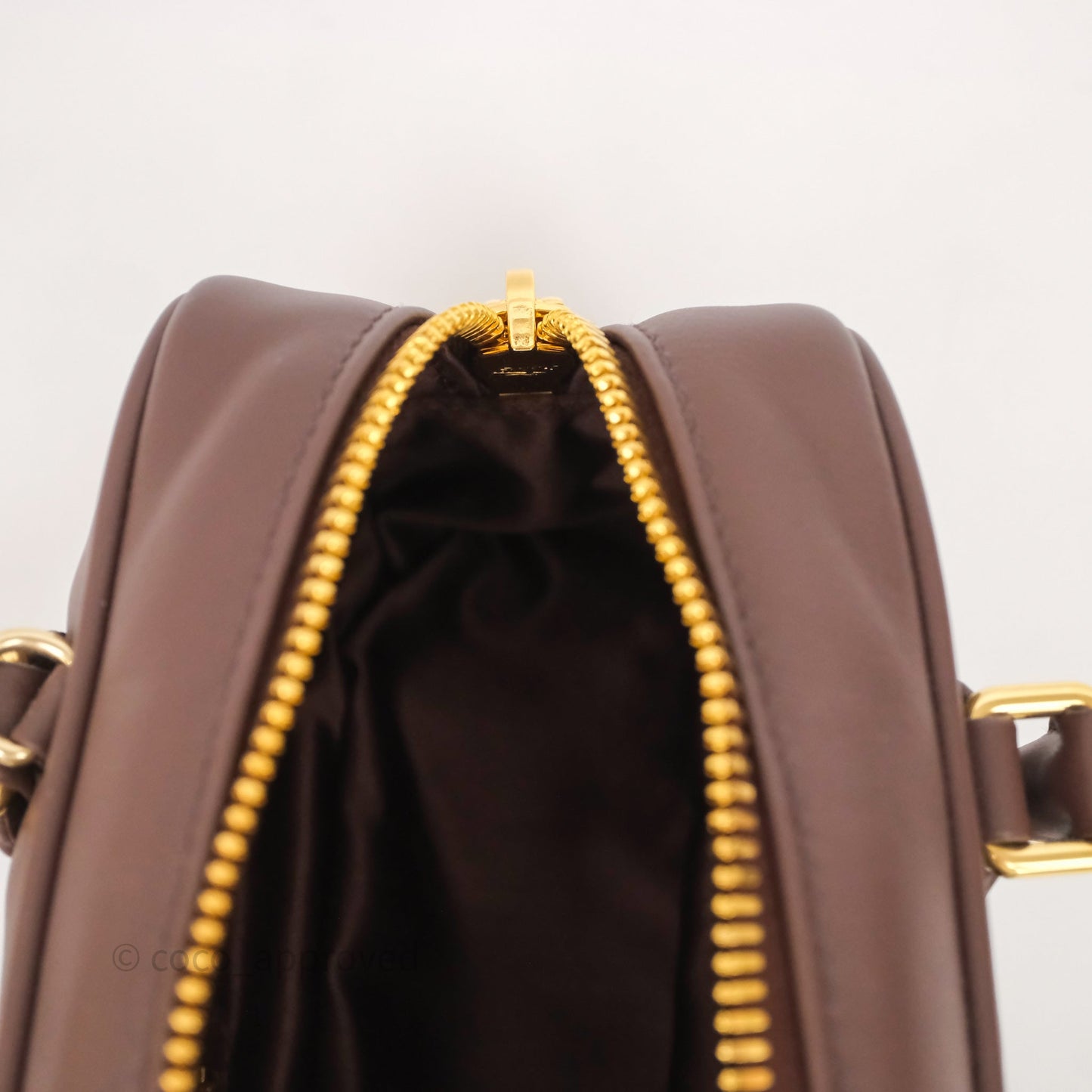 Miu Miu Arcadie Leather Bag Briarwood