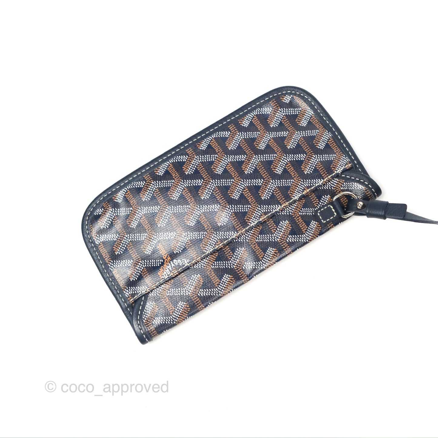 Goyard St. Louis Tote GM Navy/Tan
