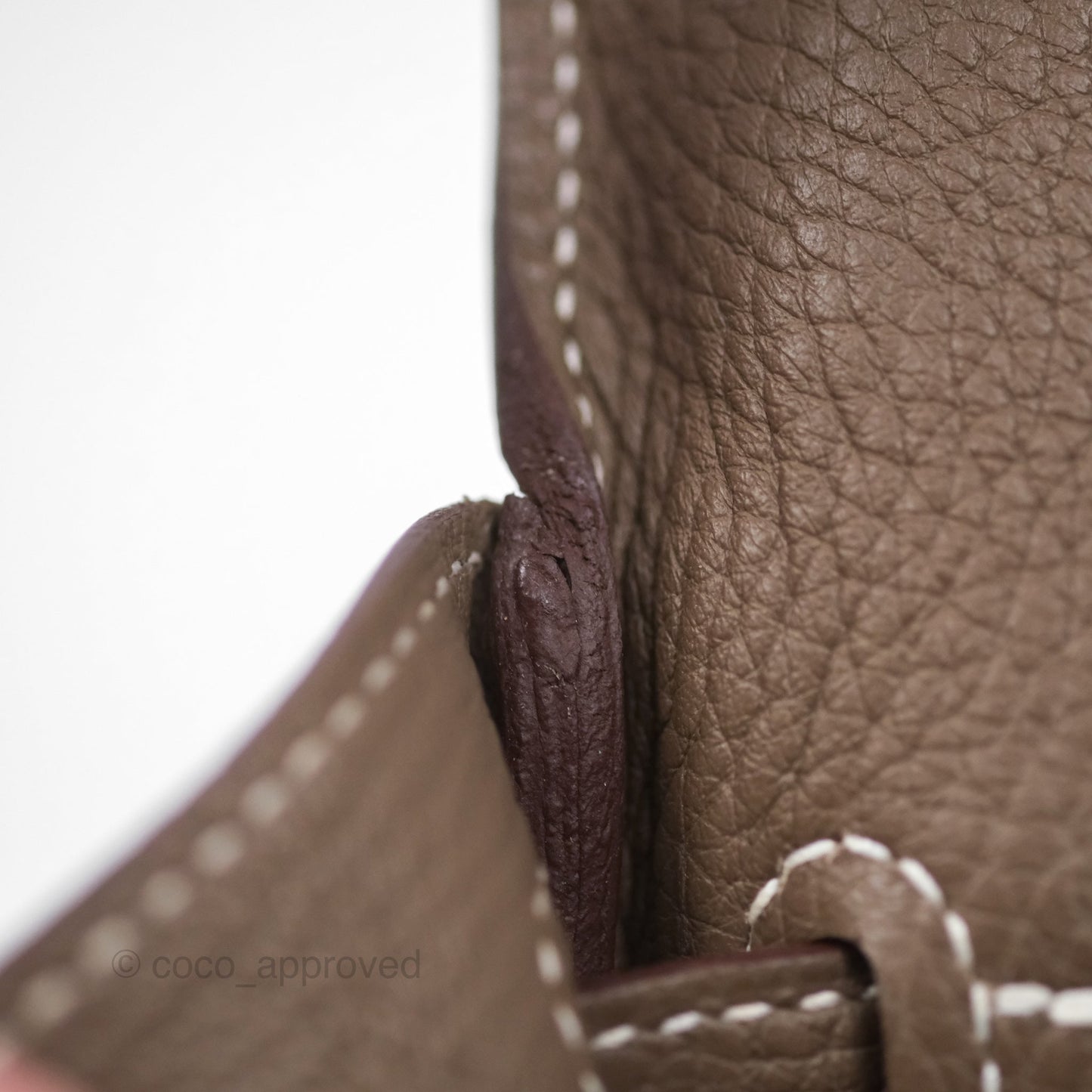 Hermès Kelly 28 Retourne Etoupe 18 Clemence Palladium Hardware