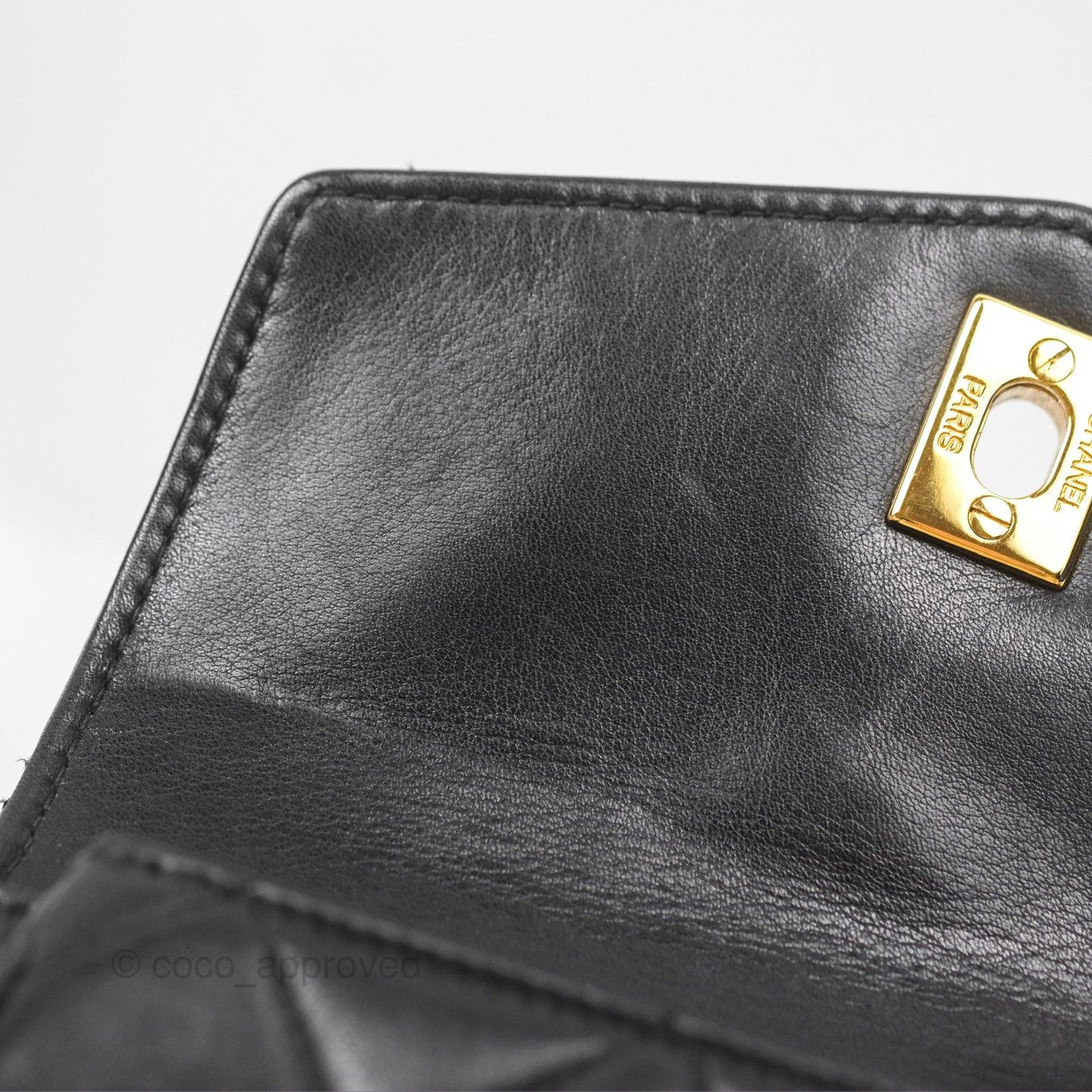 Chanel Vintage Belt Bag Quilted Black Lambskin 24K Gold Hardware