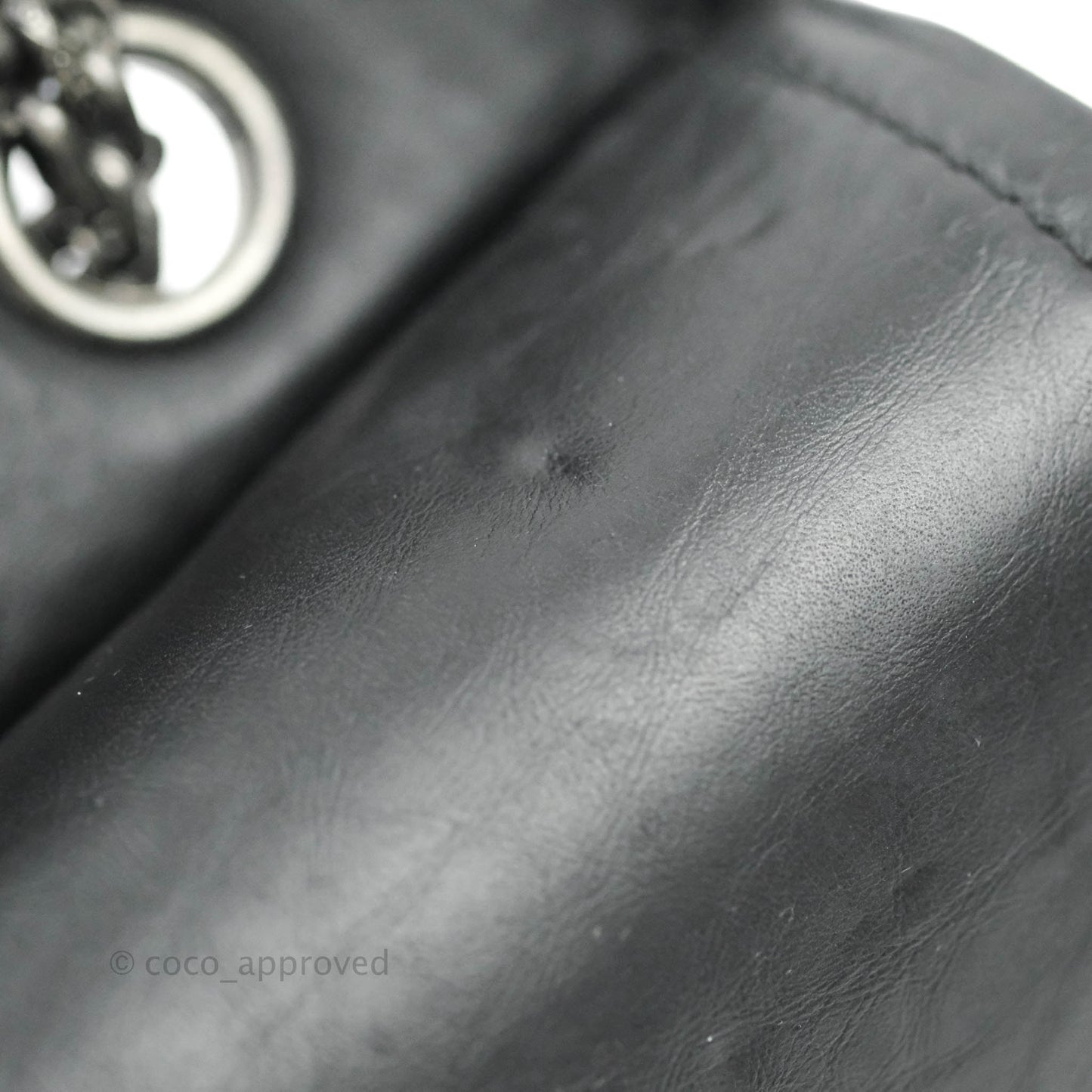 Chanel Reissue Quilted Aged Calfskin Black Aged Ruthenium Hardware 227