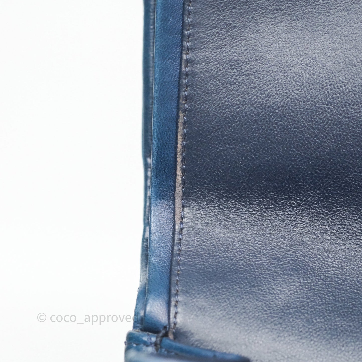 Chanel Reissue 227 Quilted Navy Lambskin Ruthenium Hardware
