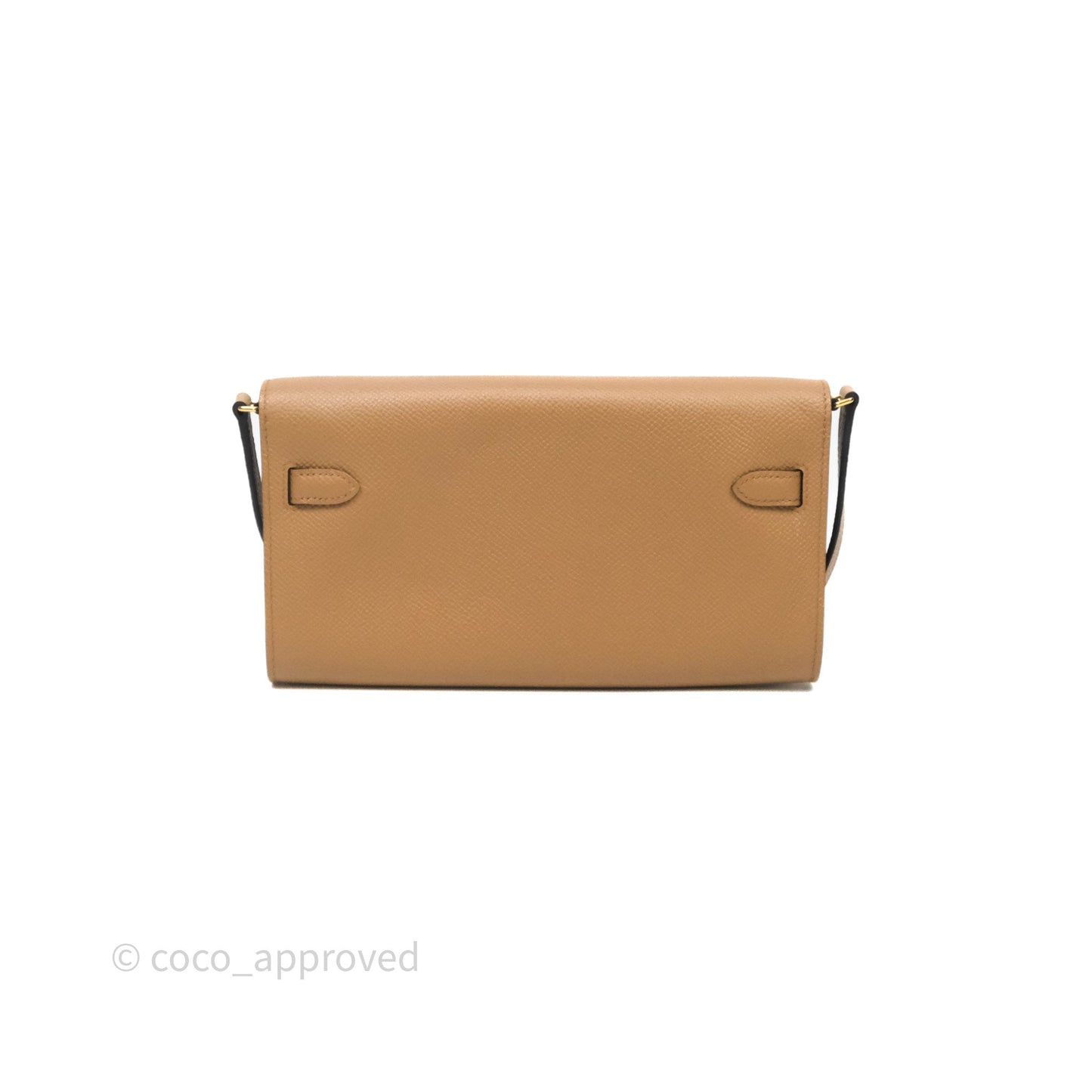 Hermès Kelly To Go Wallet Chai 0M Epsom Gold Hardware