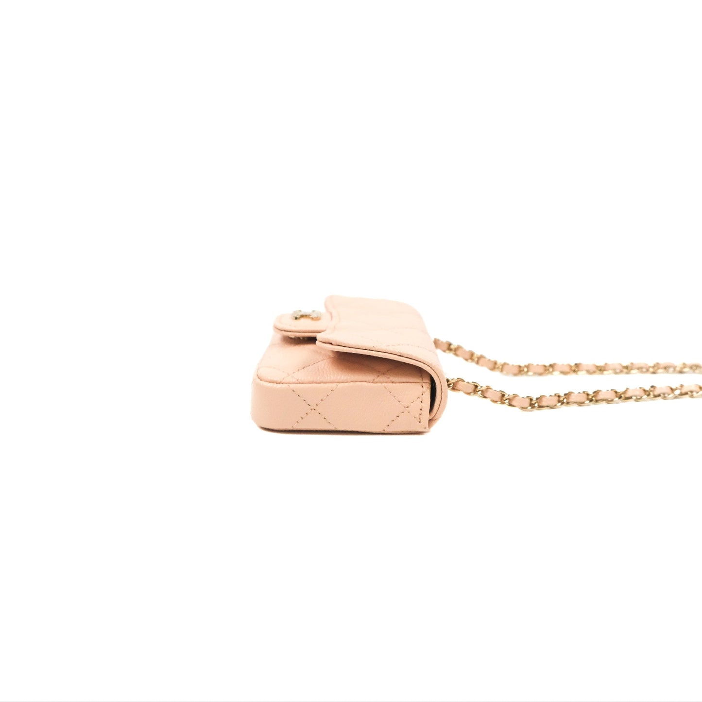 Chanel Classic Quilted Belt Bag Light Pink Caviar Gold Hardware