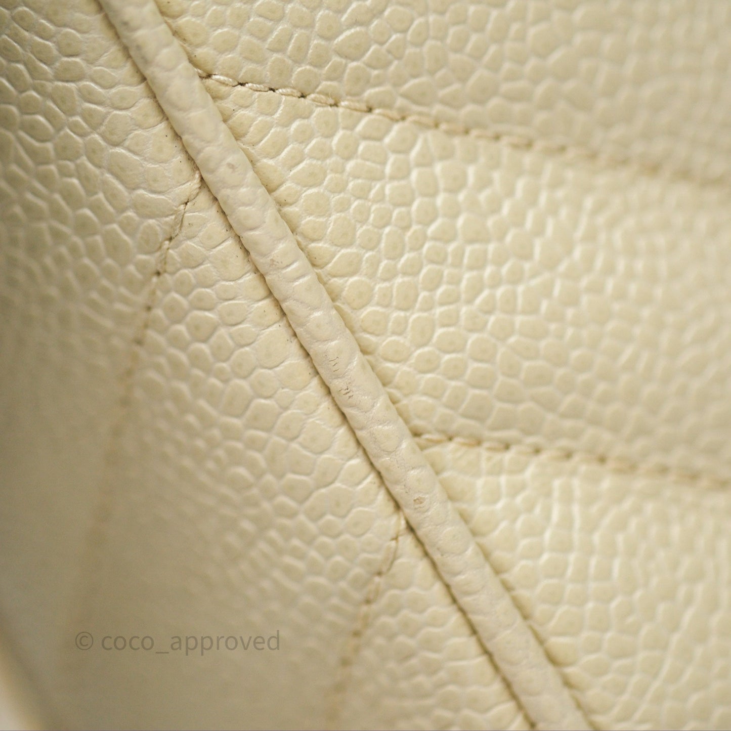 Chanel Vintage Chevron Camera Bag Light Beige Caviar Gold Hardware