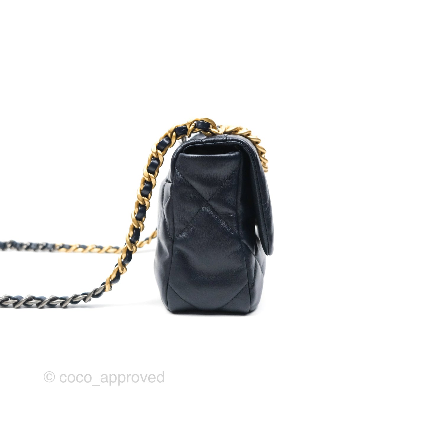 Chanel 19 Small Navy Mixed Hardware