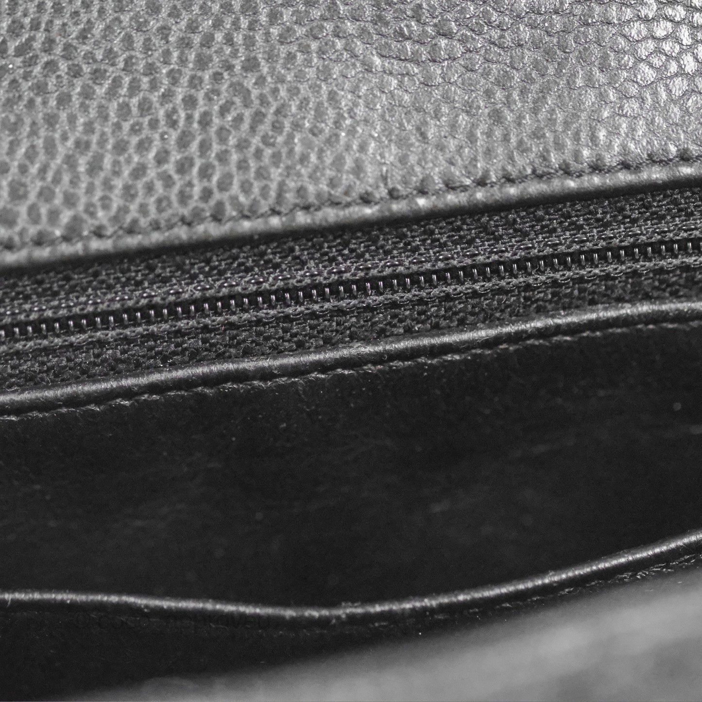 Chanel Quilted Mini Rectangular Flap Black Caviar Silver Hardware