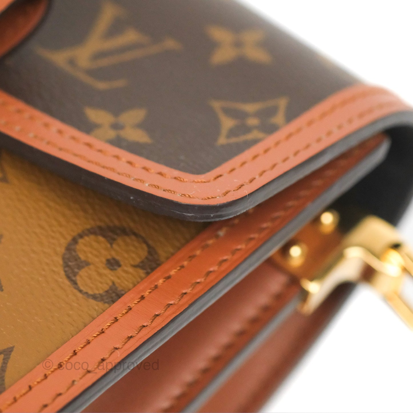 Louis Vuitton Mini Dauphine Monogram Tan Calfskin