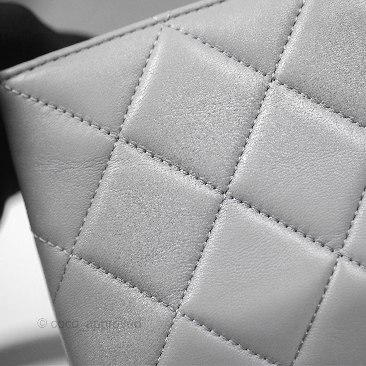 Chanel Small Trendy CC Grey Lambskin Gold Hardware