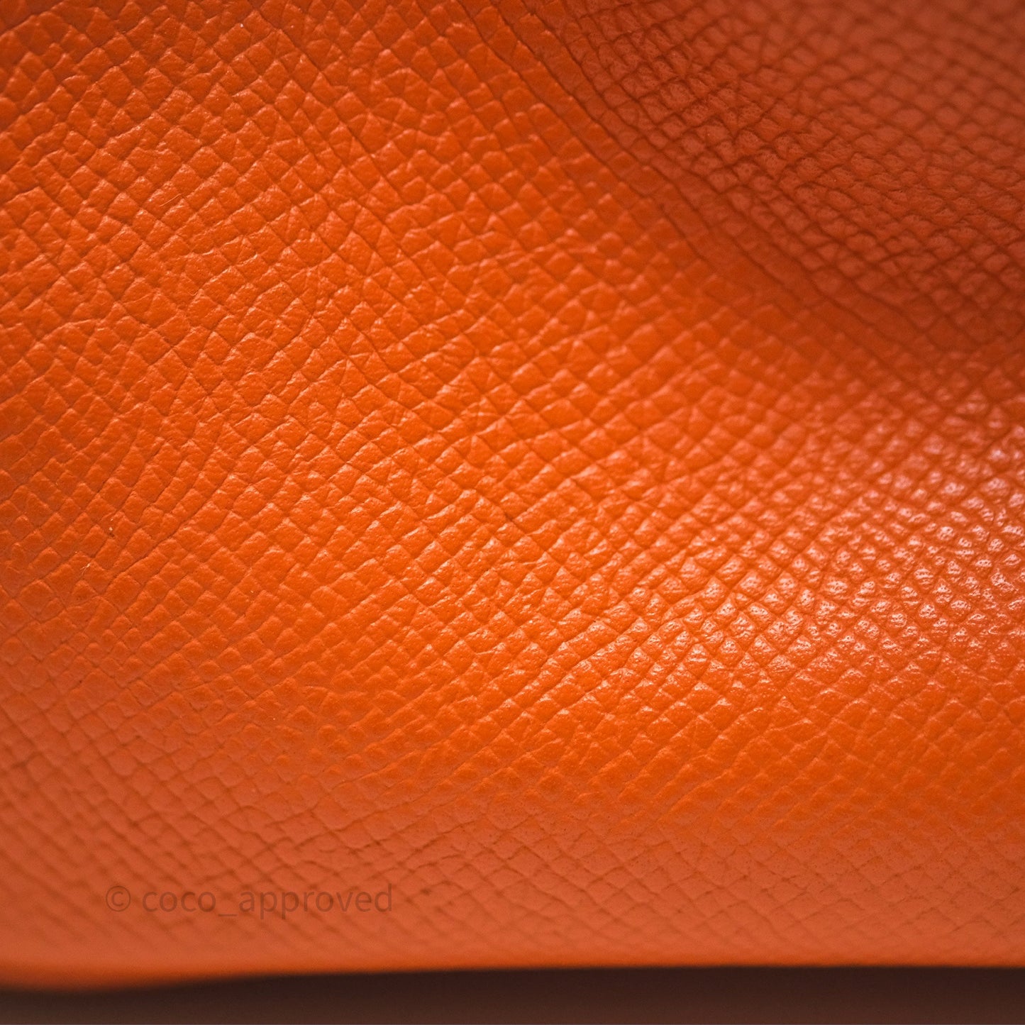 Hermès Birkin 30 Retourne Orange Epsom Palladium Hardware