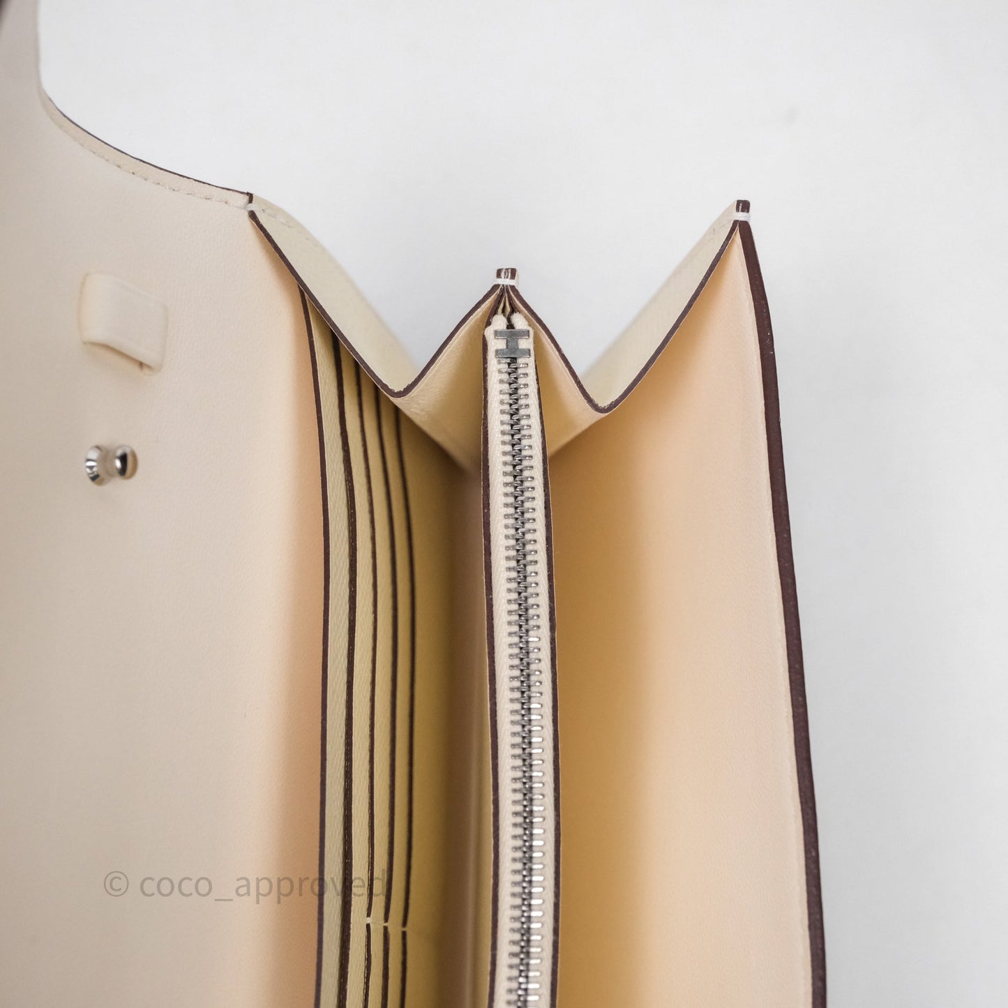 Hermès Constance To Go Wallet Nata I2 Epsom Palladium hardware