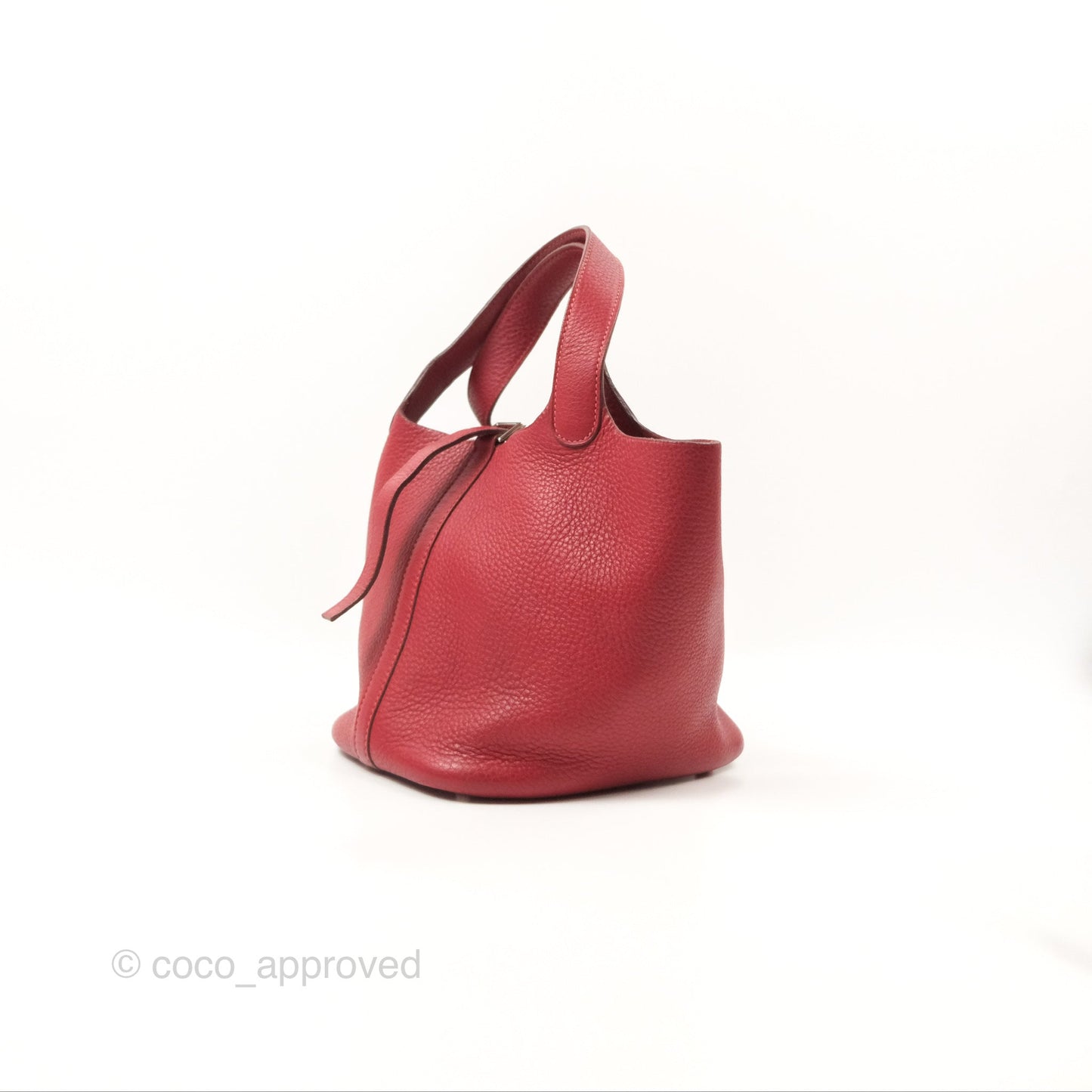 Hermès Picotin 18 Rouge Clemence Palladium Hardware