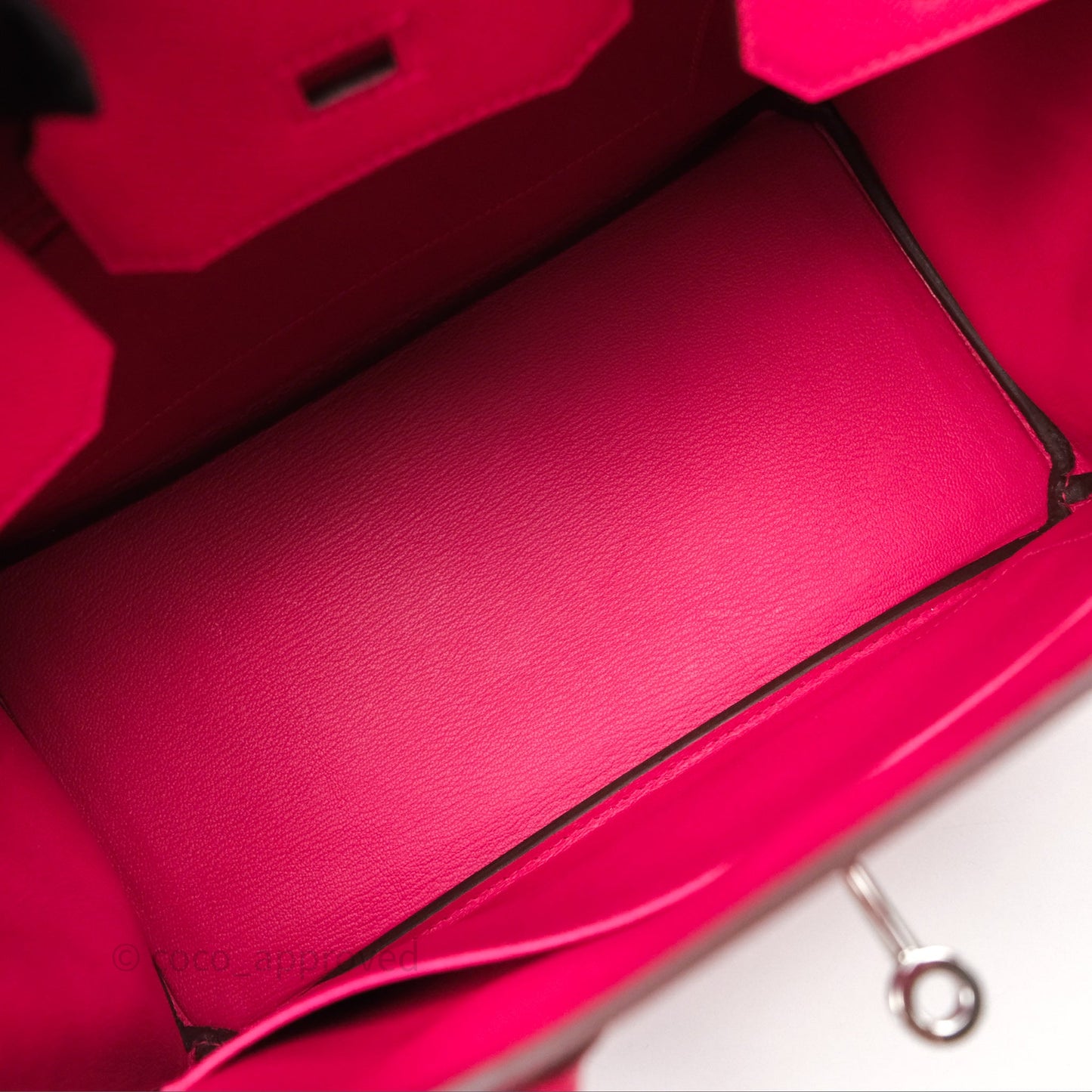 Hermès Birkin 30 Framboise 90 Epsom Palladium Hardware