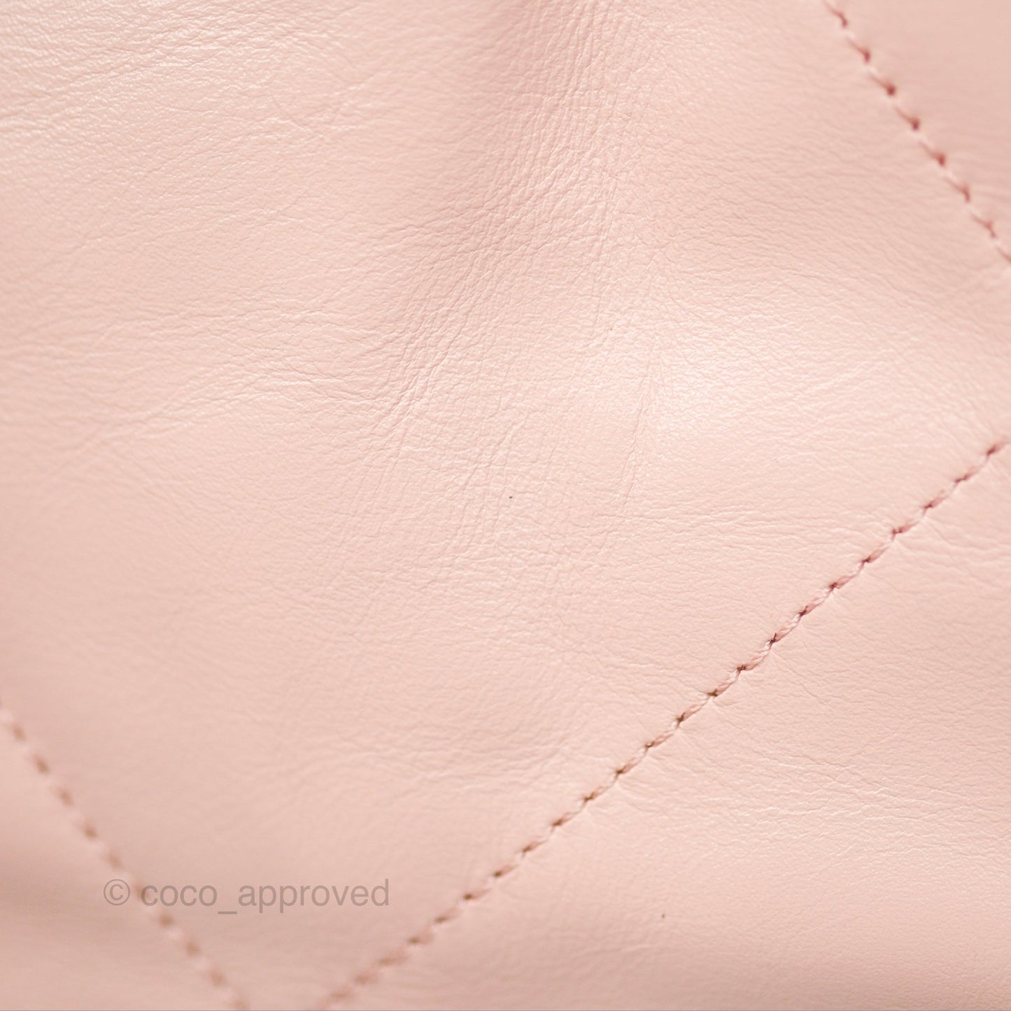 Chanel 22 Small Quilted Pink Shiny Crumpled Calfskin Aged Gold Hardware