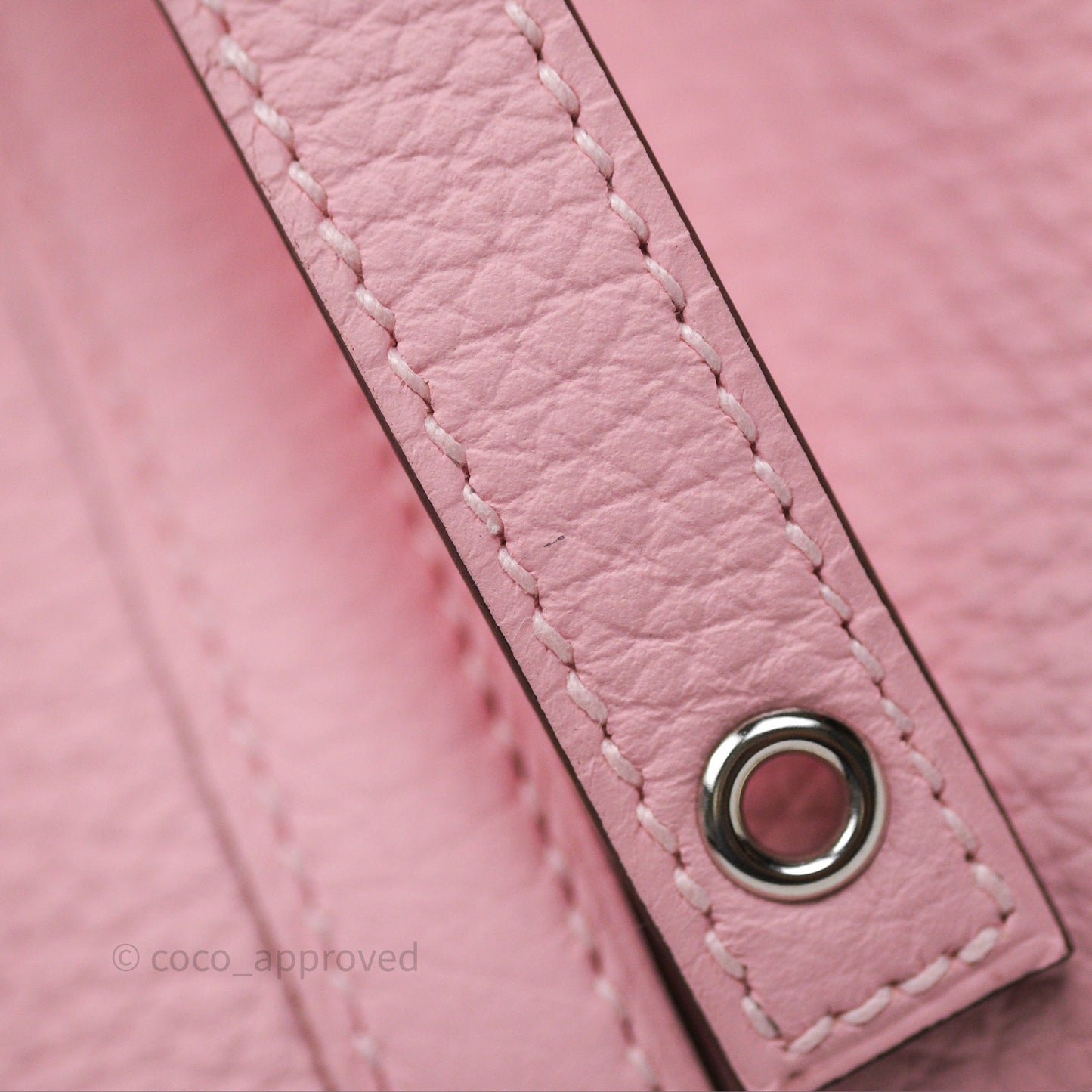 Hermès Picotin 18 Rose Sakura 3Q Clemence Palladium Hardware