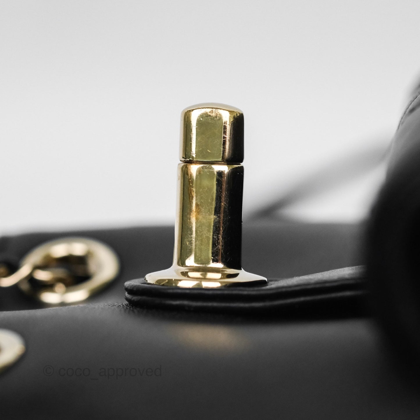 Chanel Small Duma Drawstring Backpack Black Lambskin Gold Hardware