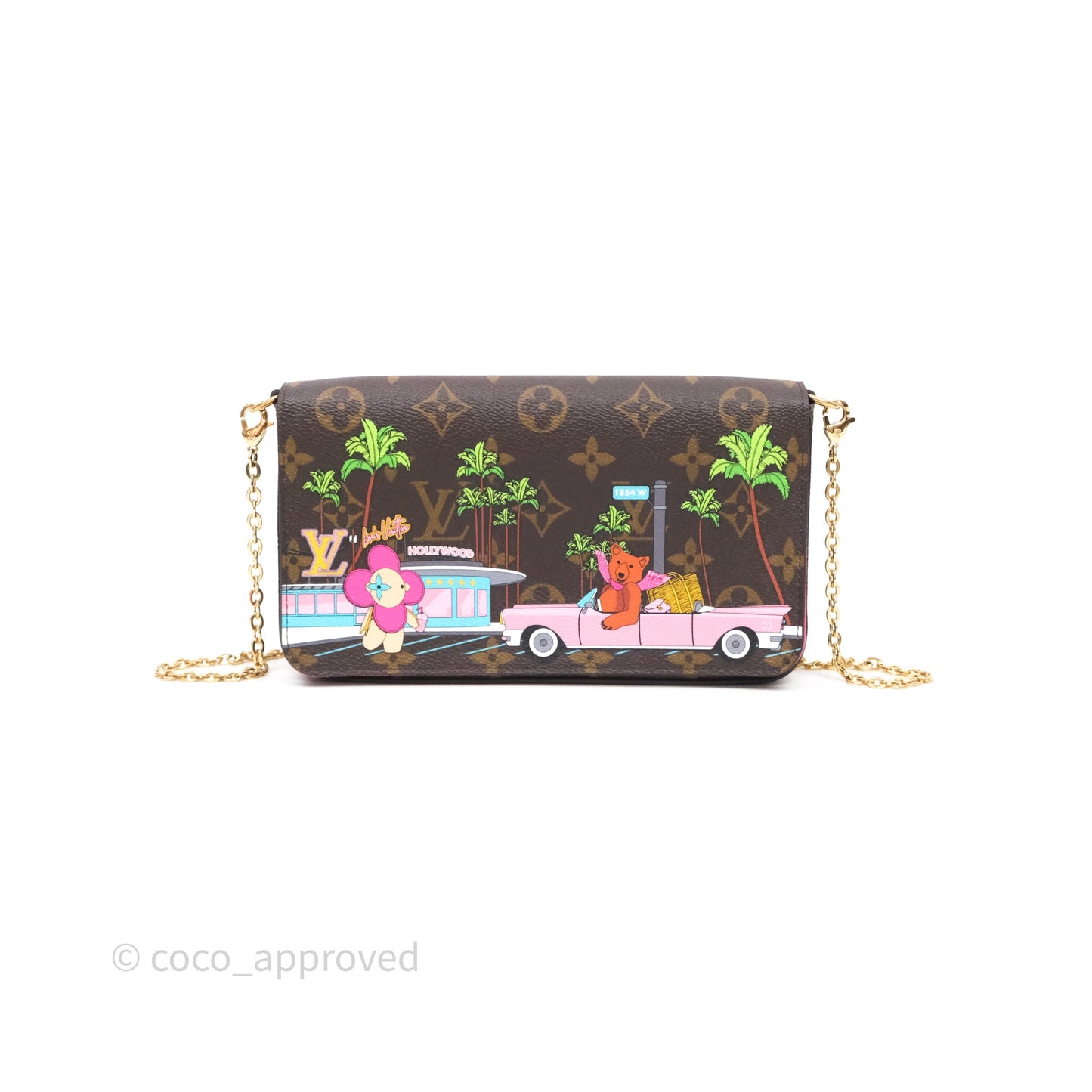 Louis Vuitton Félicie Pochette Hollywood XMAS Monogram