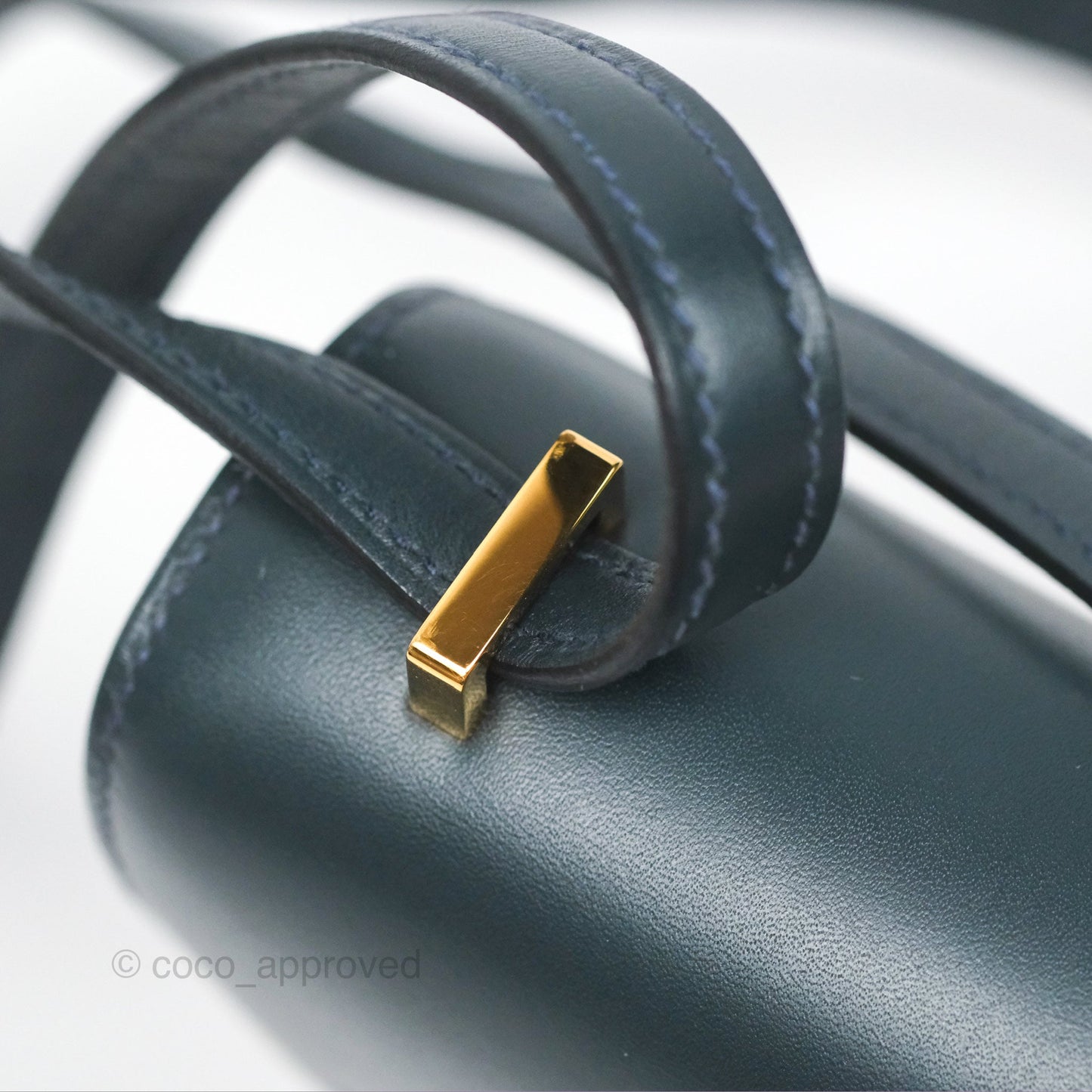 Hermès Constance Mini 18cm Veau Rousseau Veau Monsieur Gold Hardware
