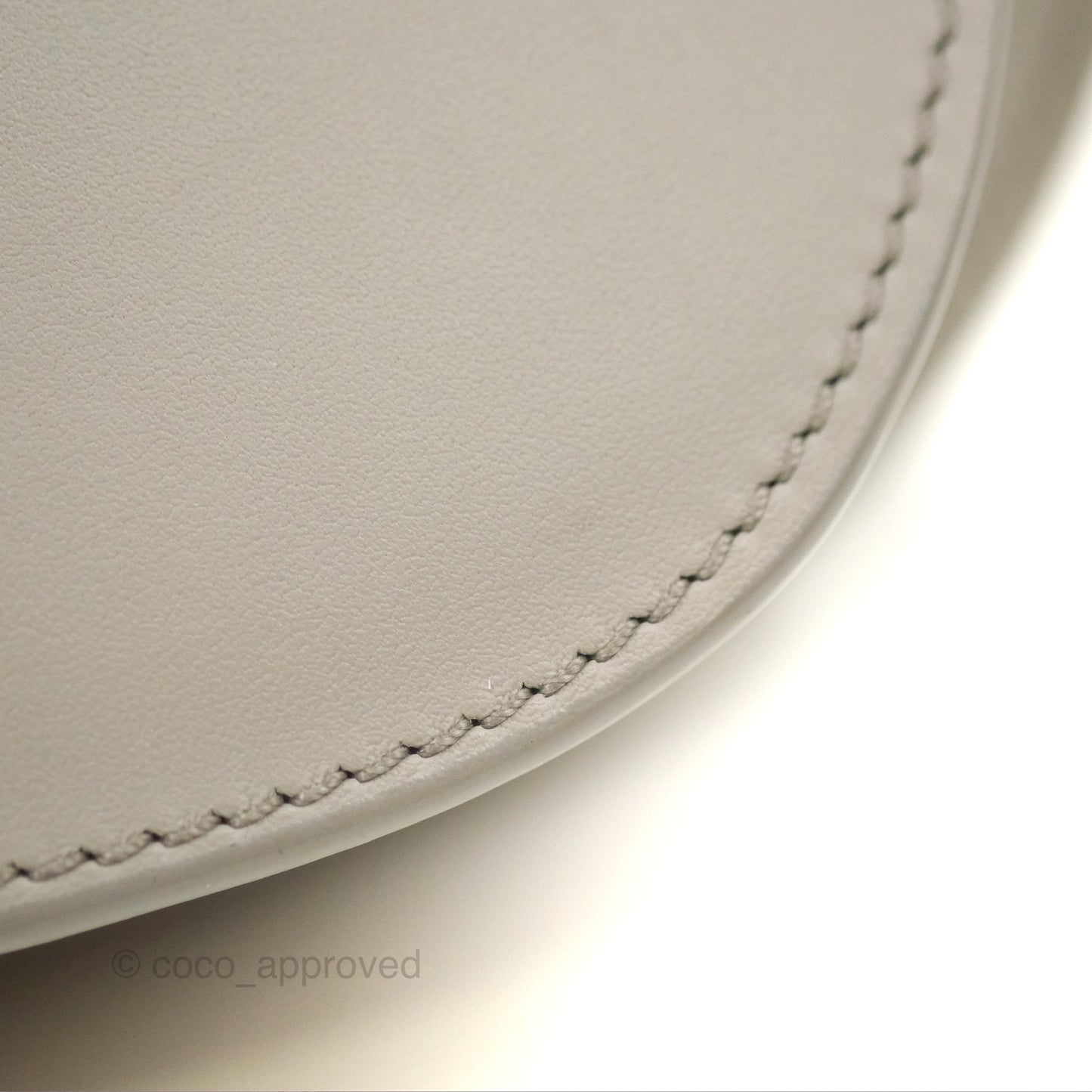 Loewe Mini Gate Dual Bag in Soft Calfskin & Jacquard Strap Light Grey