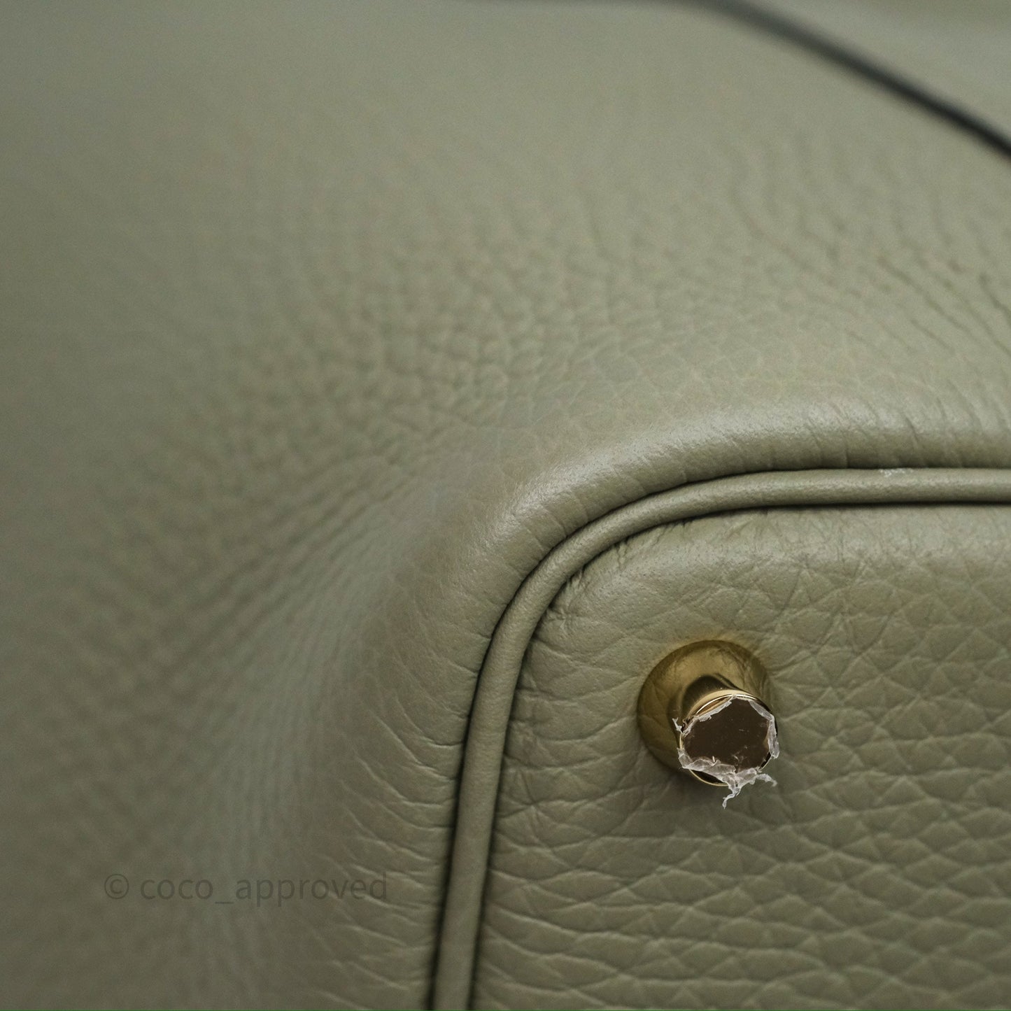 Hermès Picotin 18 Lock Sauge Q1 Clemence Gold Hardware