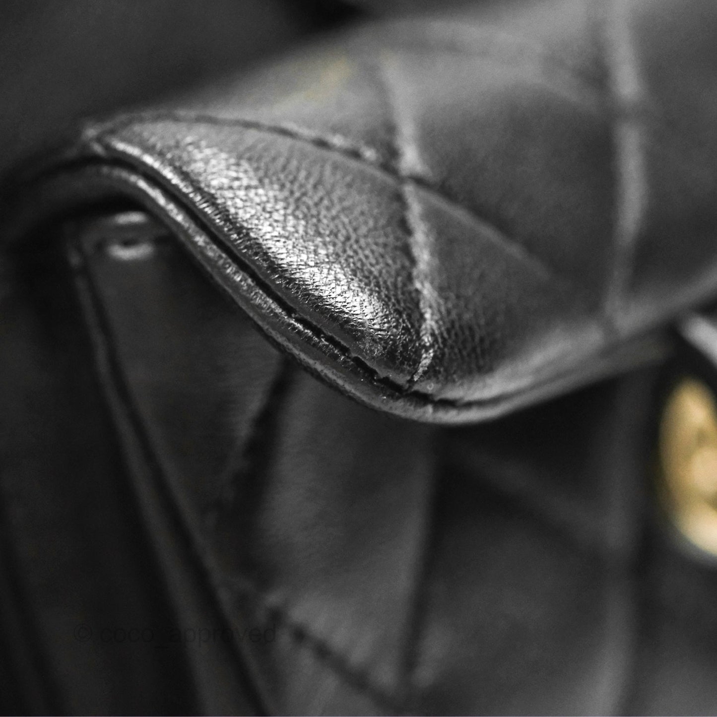 Chanel Quilted Small Duma Drawstring Backpack Black Calfskin Gold Hardware