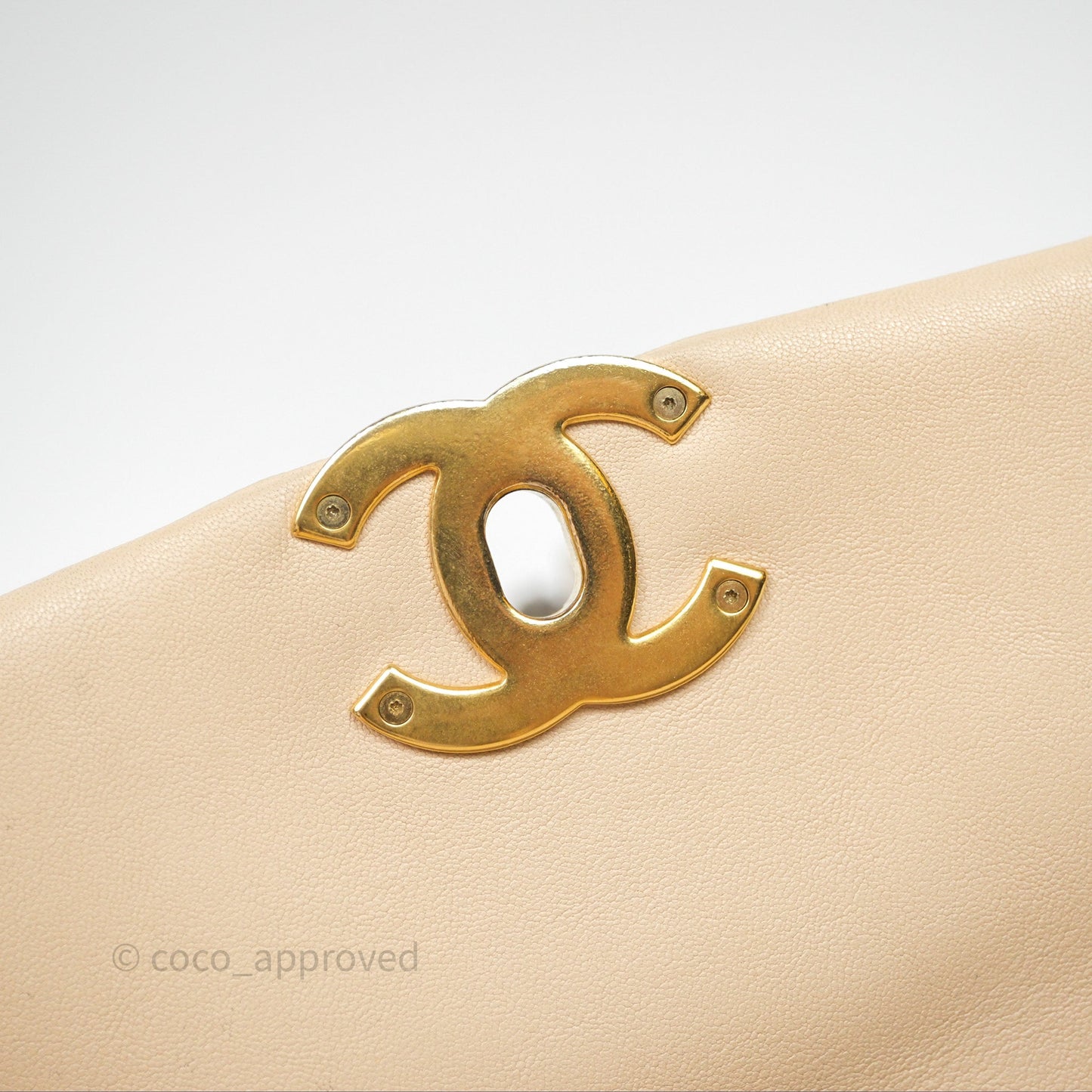Chanel 19 Small Beige Mixed Hardware