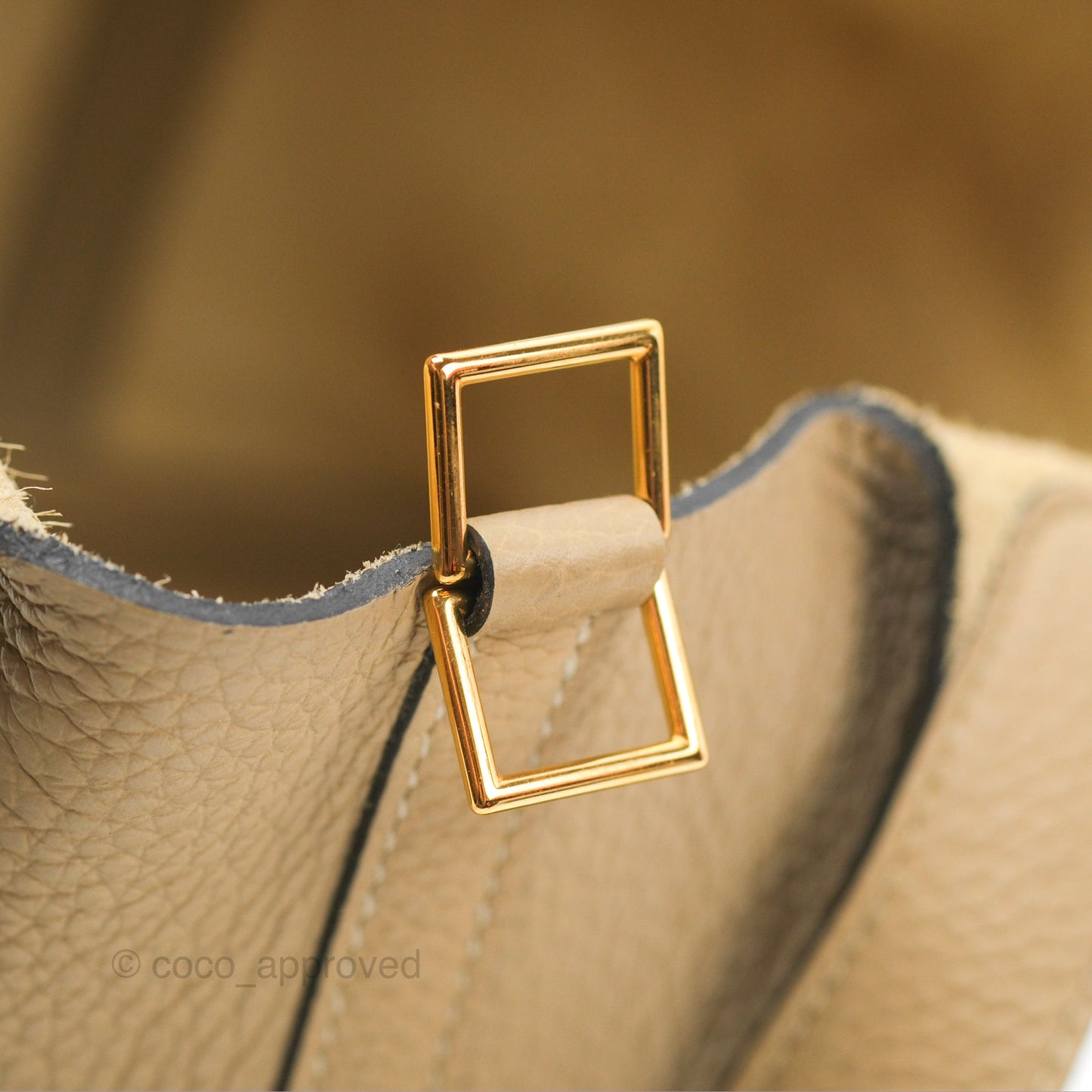 Hermès Picotin 18 Trench Clemence Gold Hardware