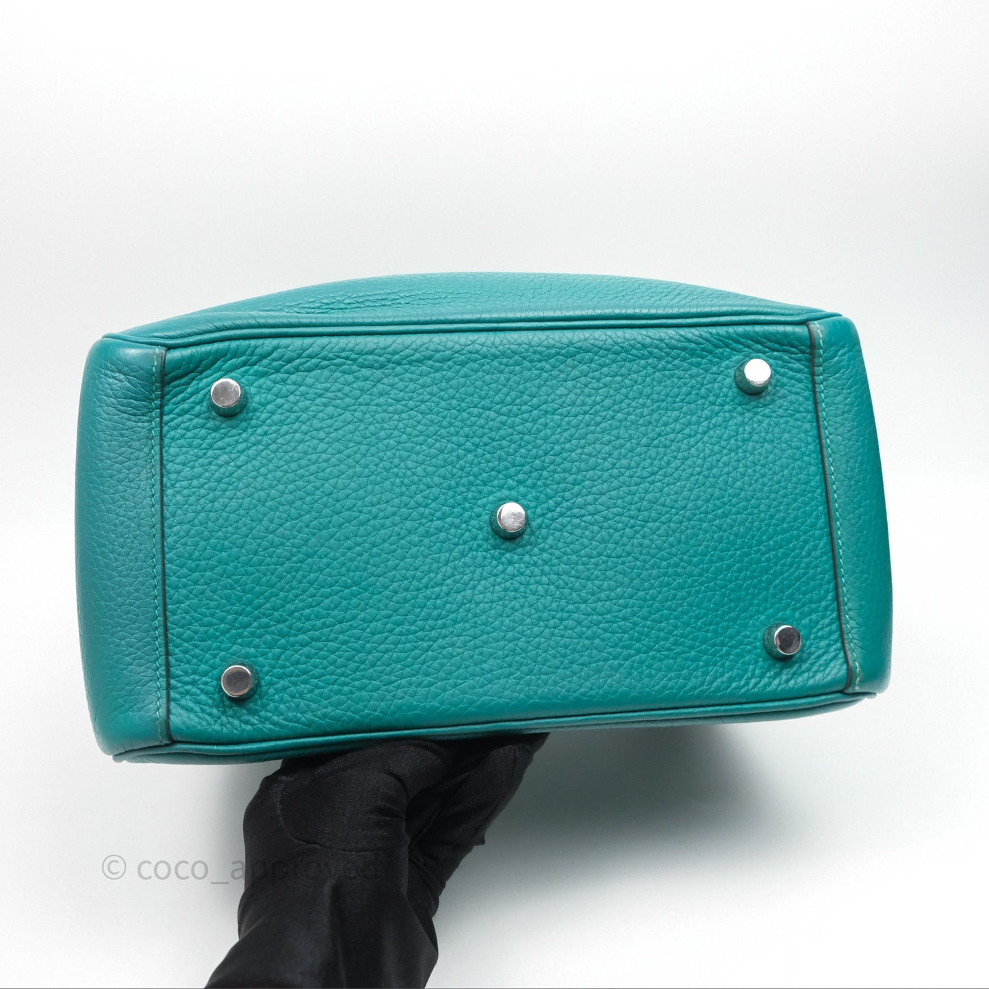 Hermès Lindy 26 Vert Verone U1 Clemence Palladium Hardware