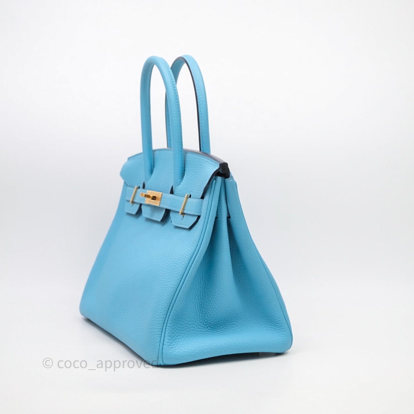 Hermès Birkin 30 Bleu De Nord P3 Togo Gold Hardware