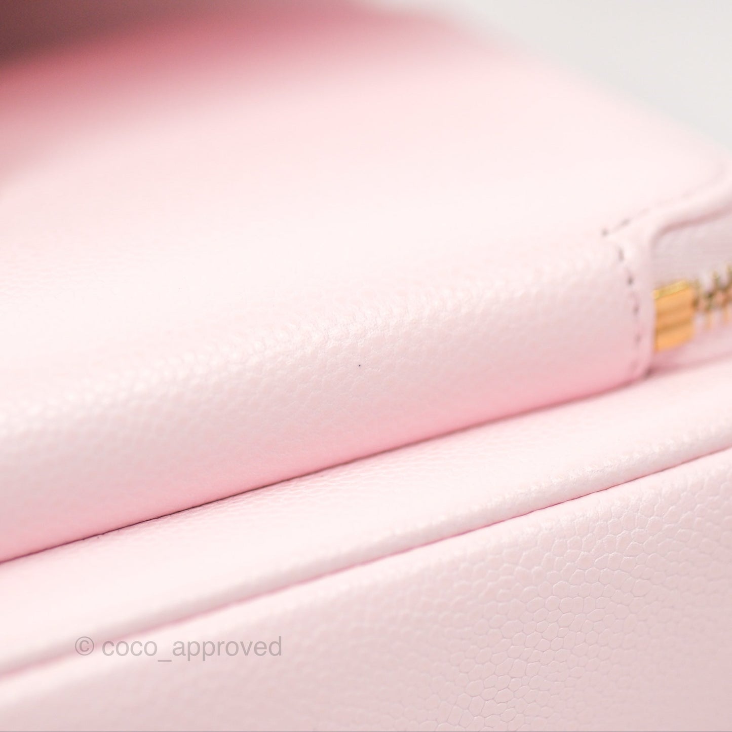 Chanel Quilted Small Business Affinity Flap Light Pink Caviar Gold Hardware