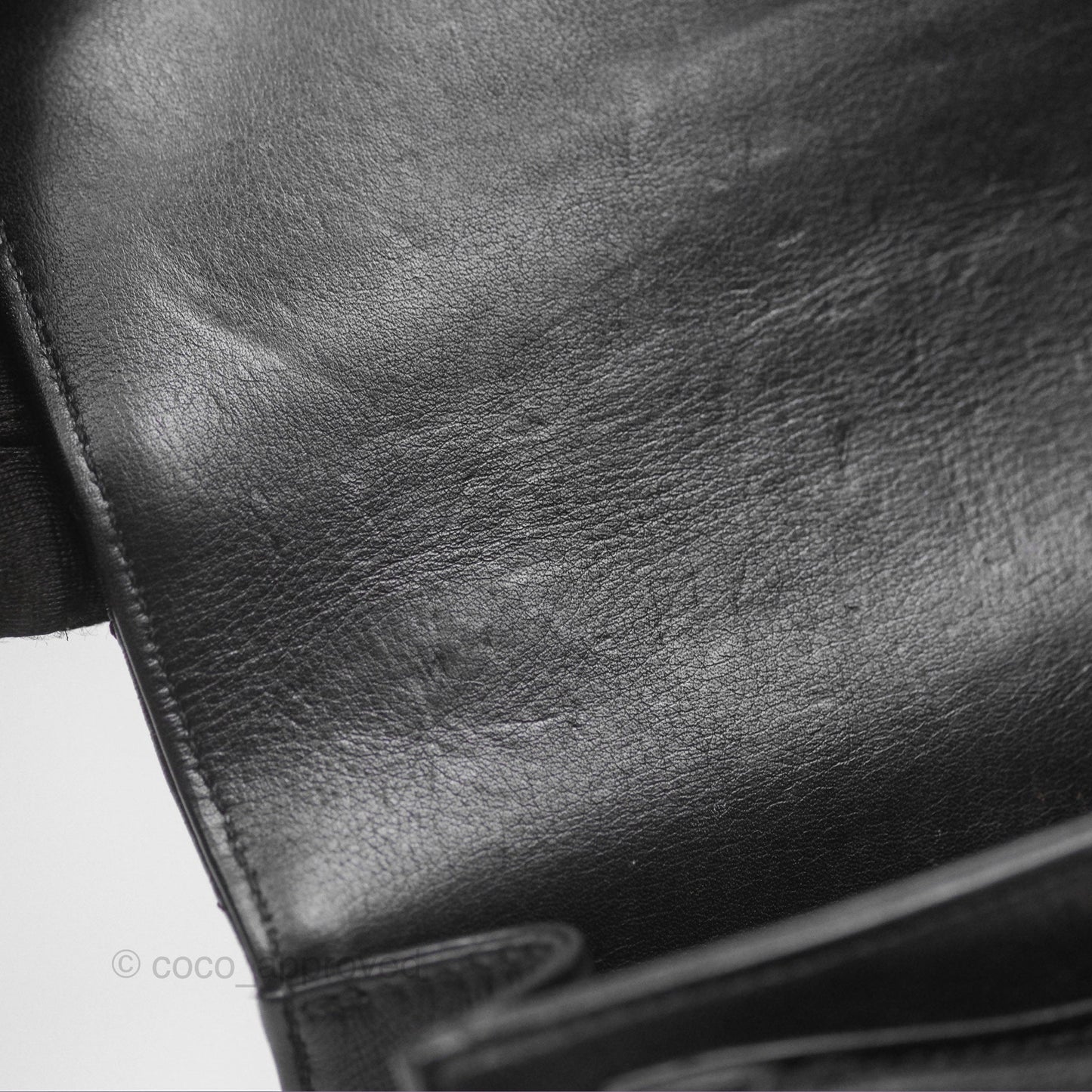 Chanel Chain Handle Small Flap Bag Black Calfskin