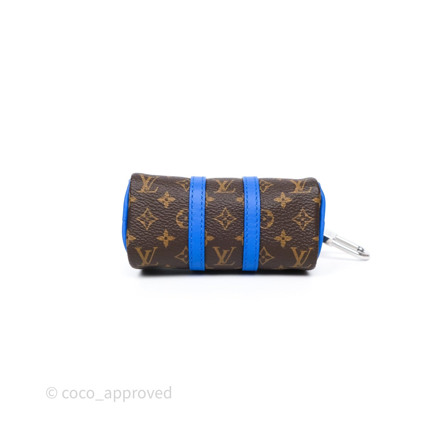 Louis Vuitton Colormania Mini Keepall Pouch Bag Charm Blue