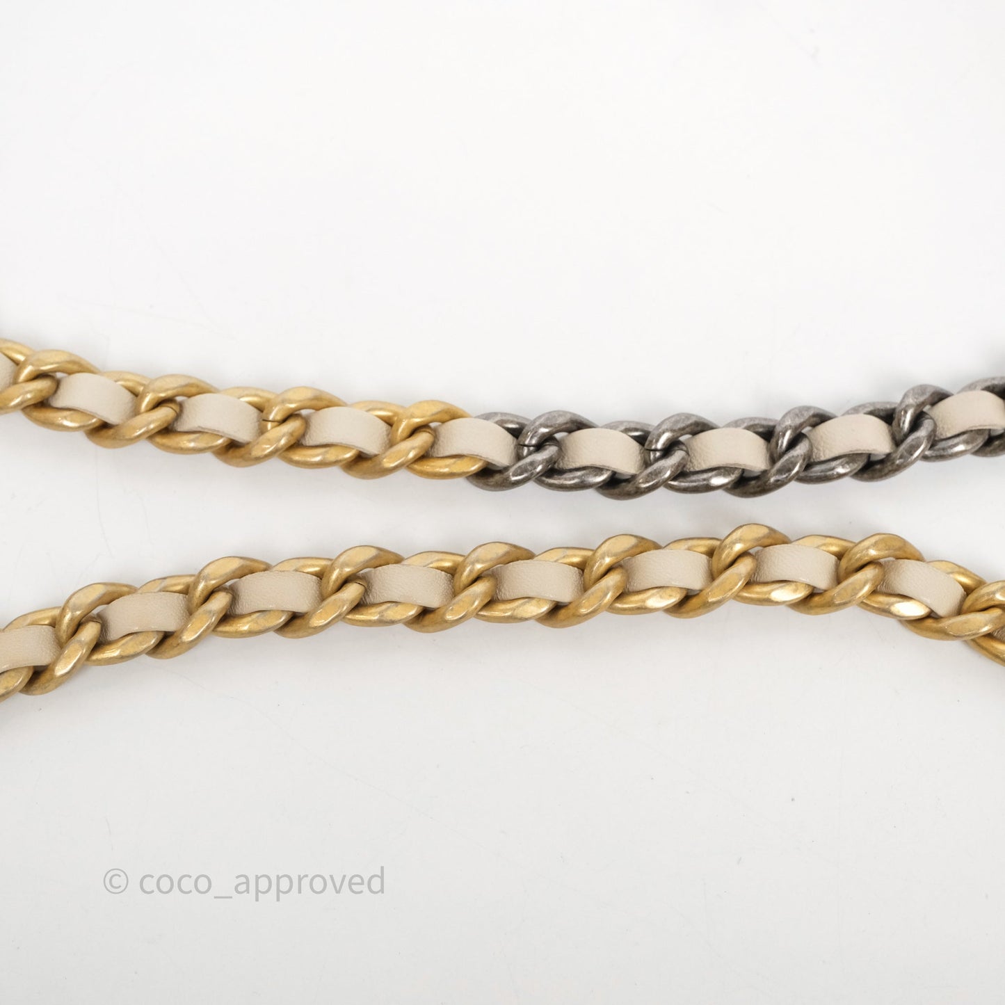 Chanel 19 Small Ivory Mixed Hardware