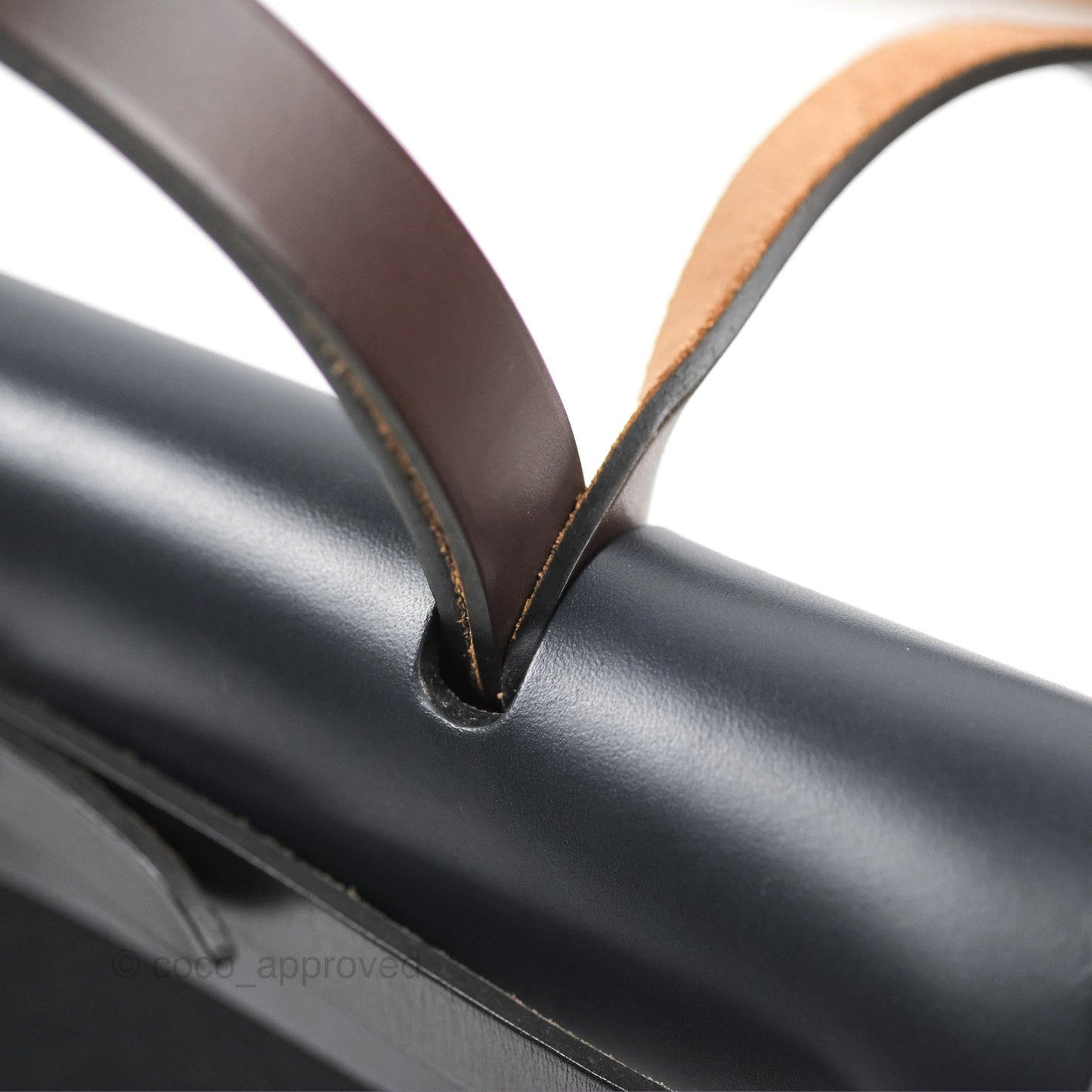Hermès Herbag Zip 31 Black/Navy Canvas Palladium Hardware