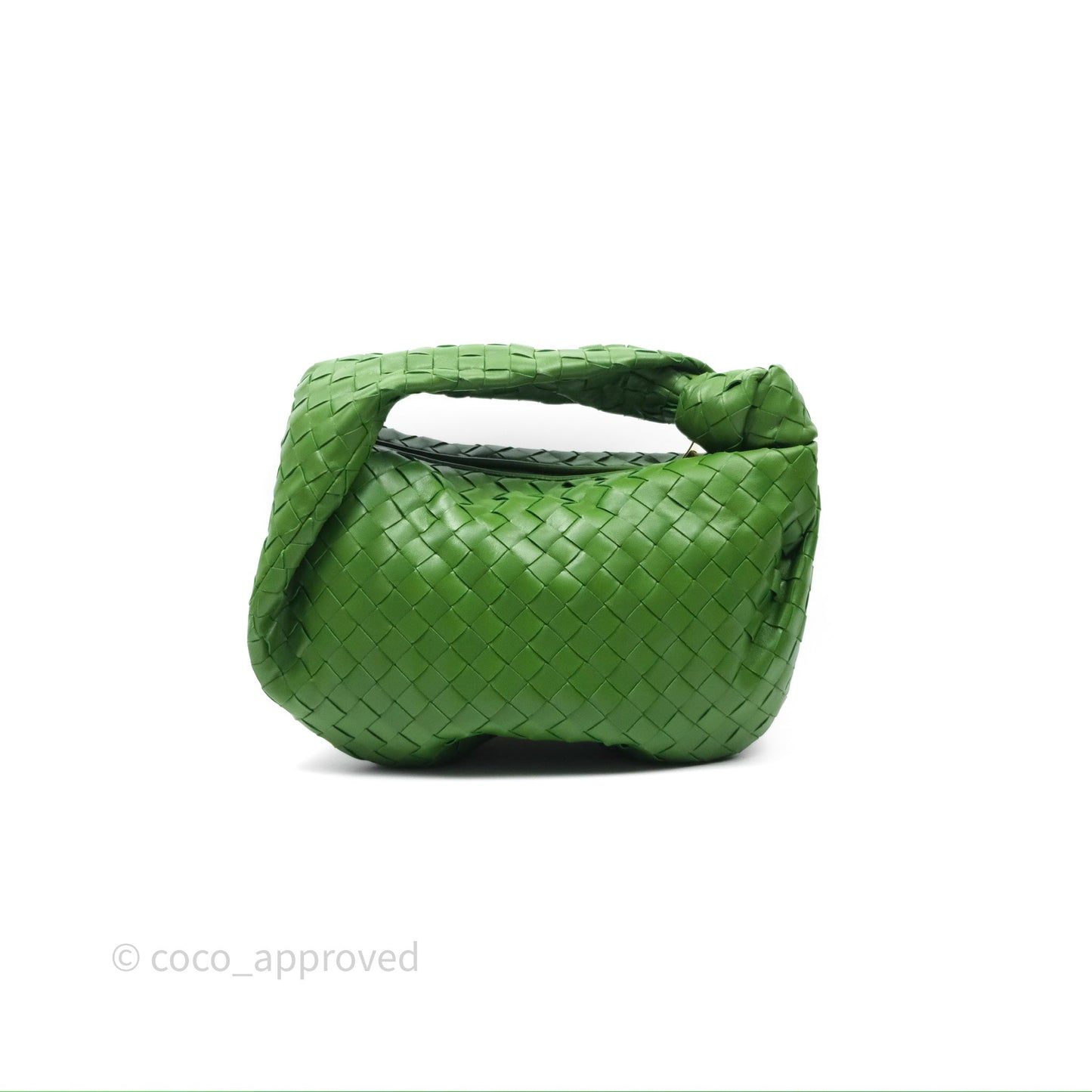 Bottega Veneta Teen Jodie Green Intrecciato Lambskin