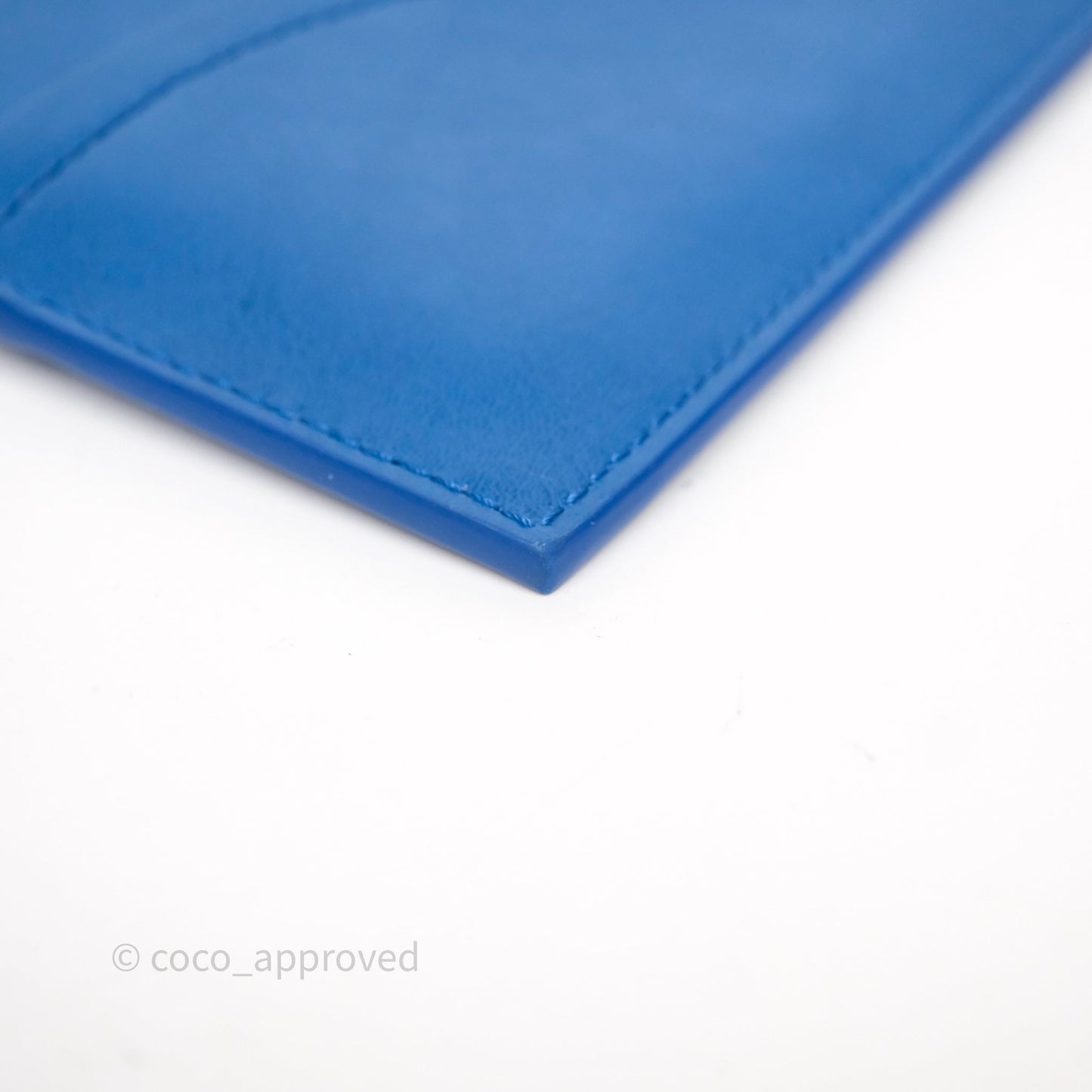 Celine Flat Luggage Tote Bag Blue Calfskin