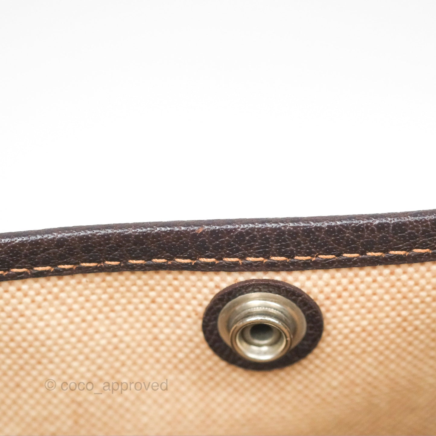 Hermès Garden Party 30 Canvas Brown/ Natural