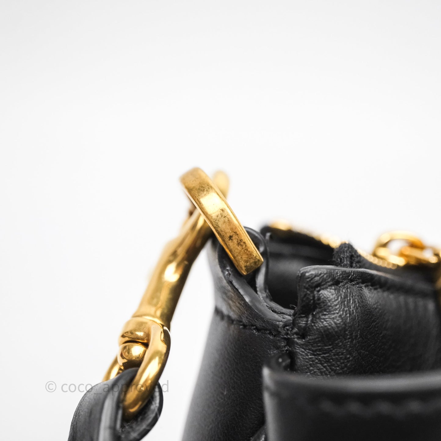 Balenciaga Rodeo Sling Pochette Leather Shoulder Bag Black Calfskin