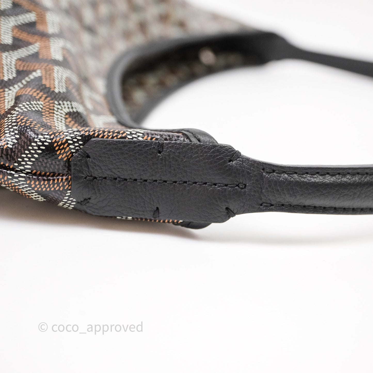 Goyard Bohème Hobo Bag Black Goyardine Canvas