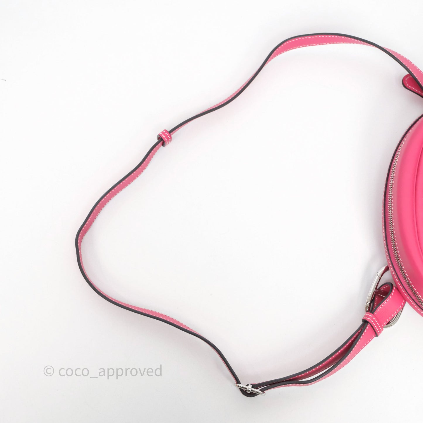 Hermes In-The-Loop Belt Bag 0D Rose Mexico/ 0F Bleu Frida Palladium Hardware