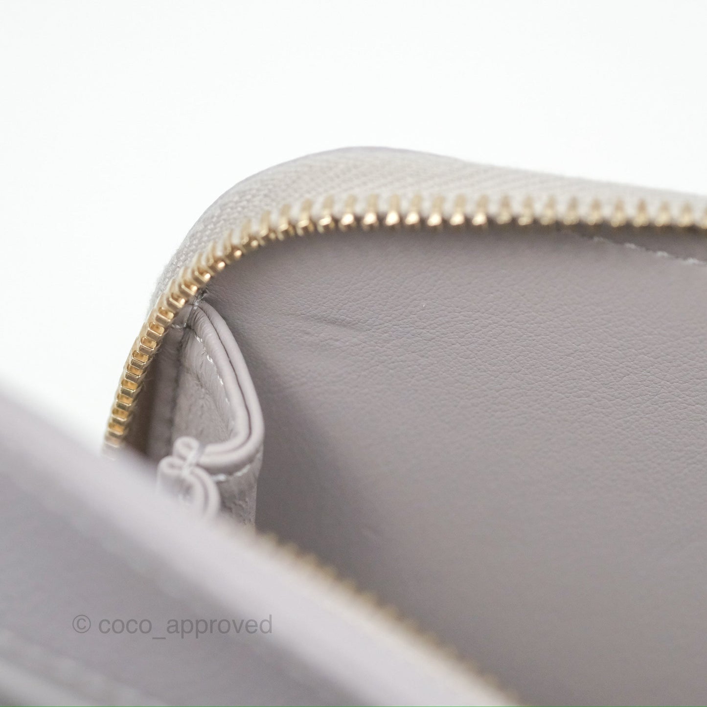 Chanel Quilted Medium Business Affinity Flap Grey Caviar Light Gold Hardware
