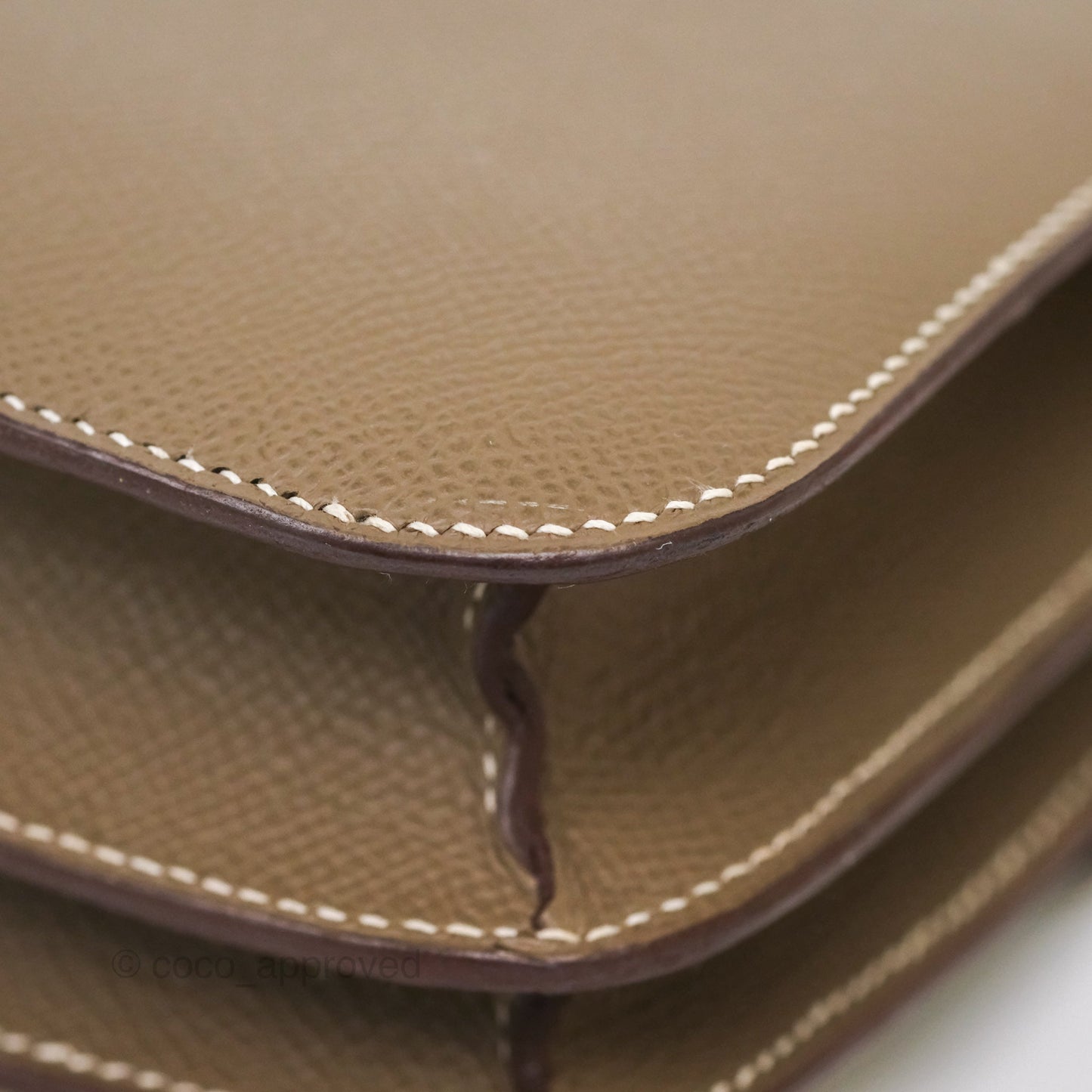 Hermès Constance Mini 18cm Mirror Etoupe Epsom Gold Hardware