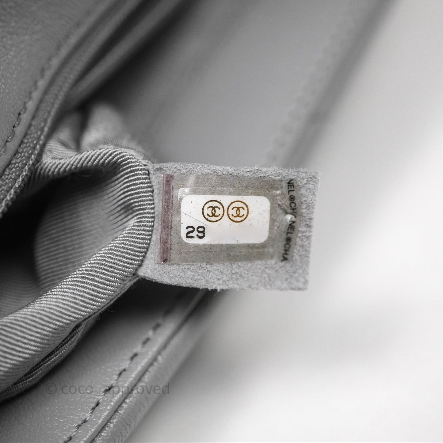 Chanel 19 Small Grey Mixed Hardware