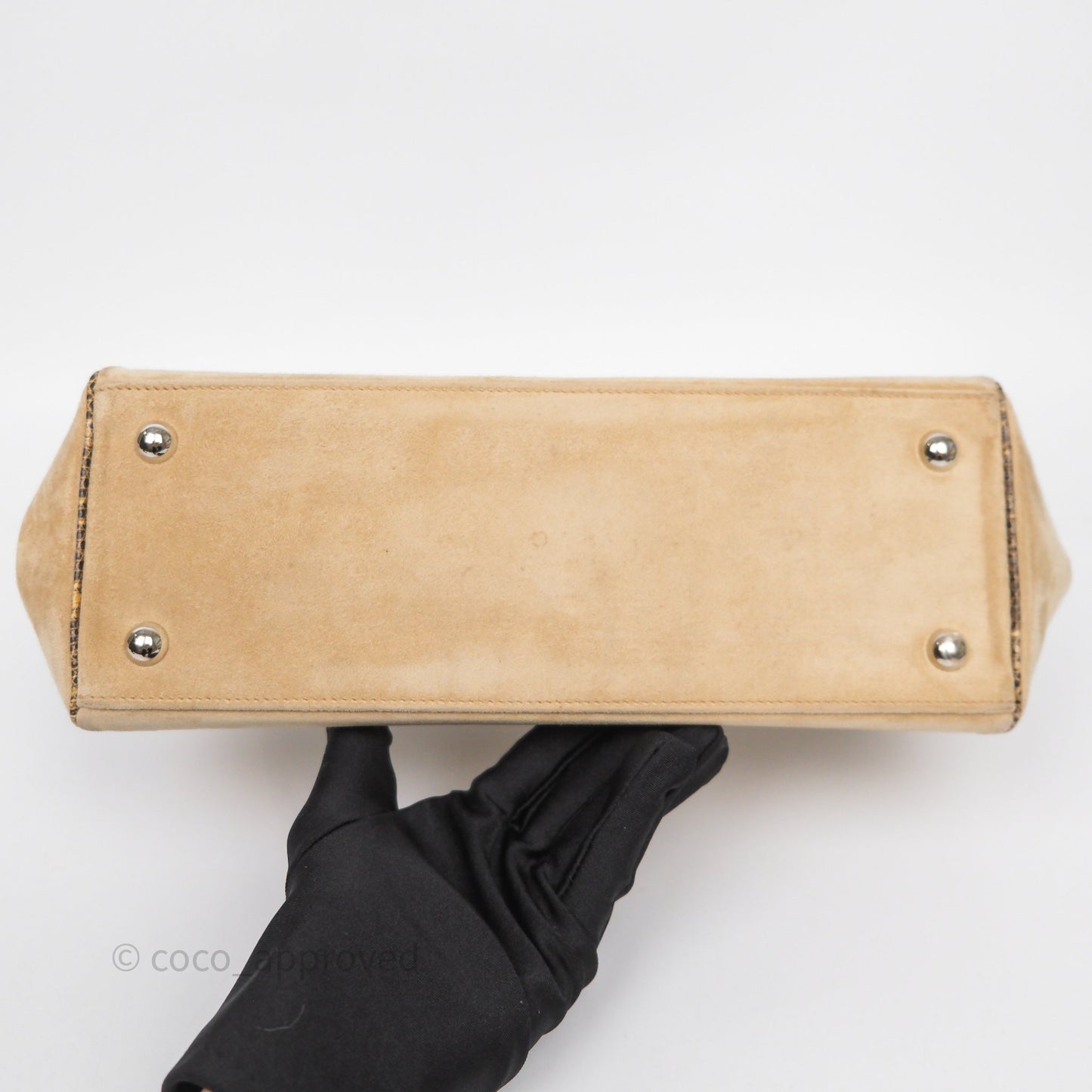 Hermès Beige Veau Doblis Salvator Lizard 27 Bombay Palladium Hardware