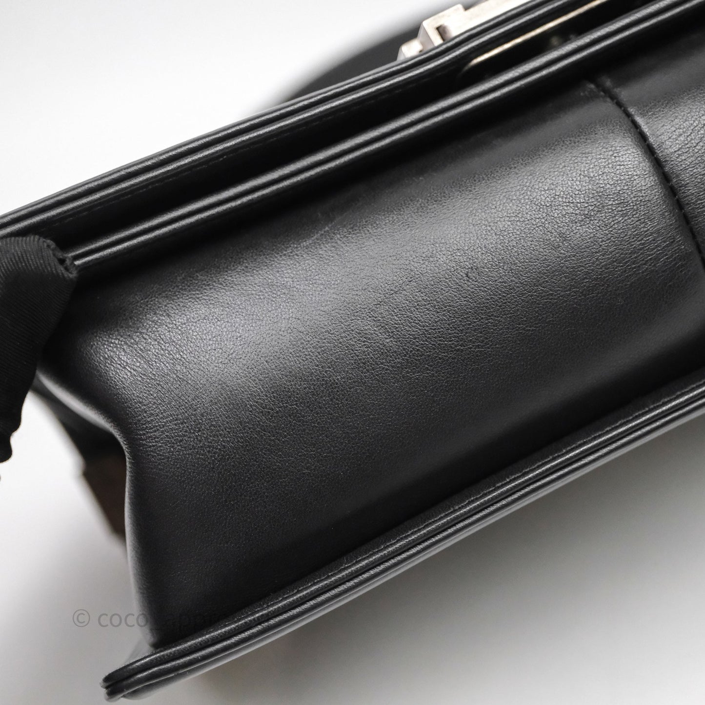 Chanel Medium Boy Quilted Black Lambskin Ruthenium Hardware